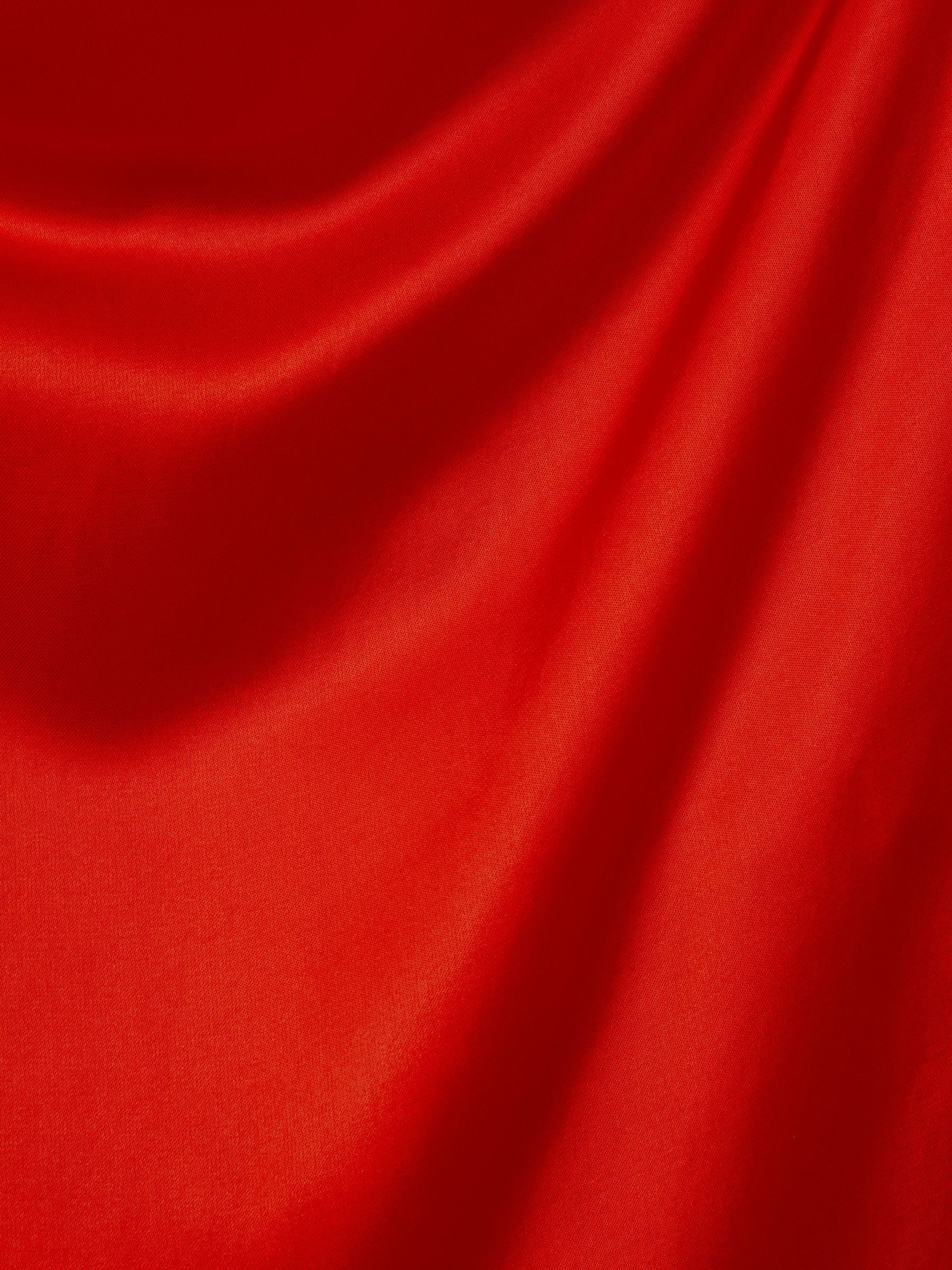 Satin Cowl Neck Maxi Dress in Orange