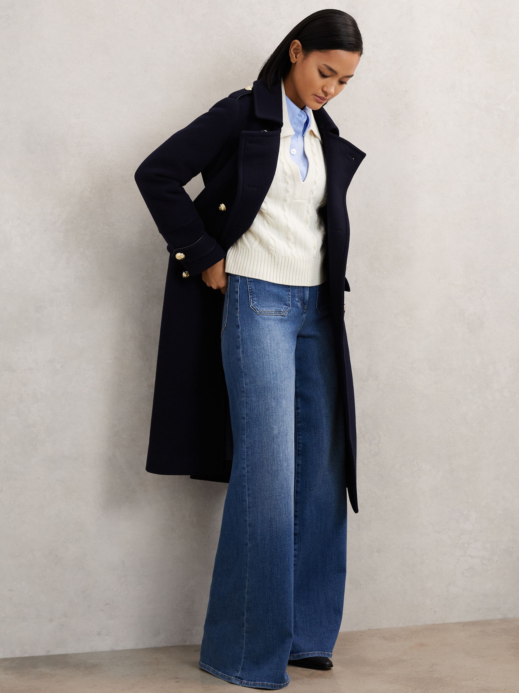 Cable Stitch Jumper in Ivory