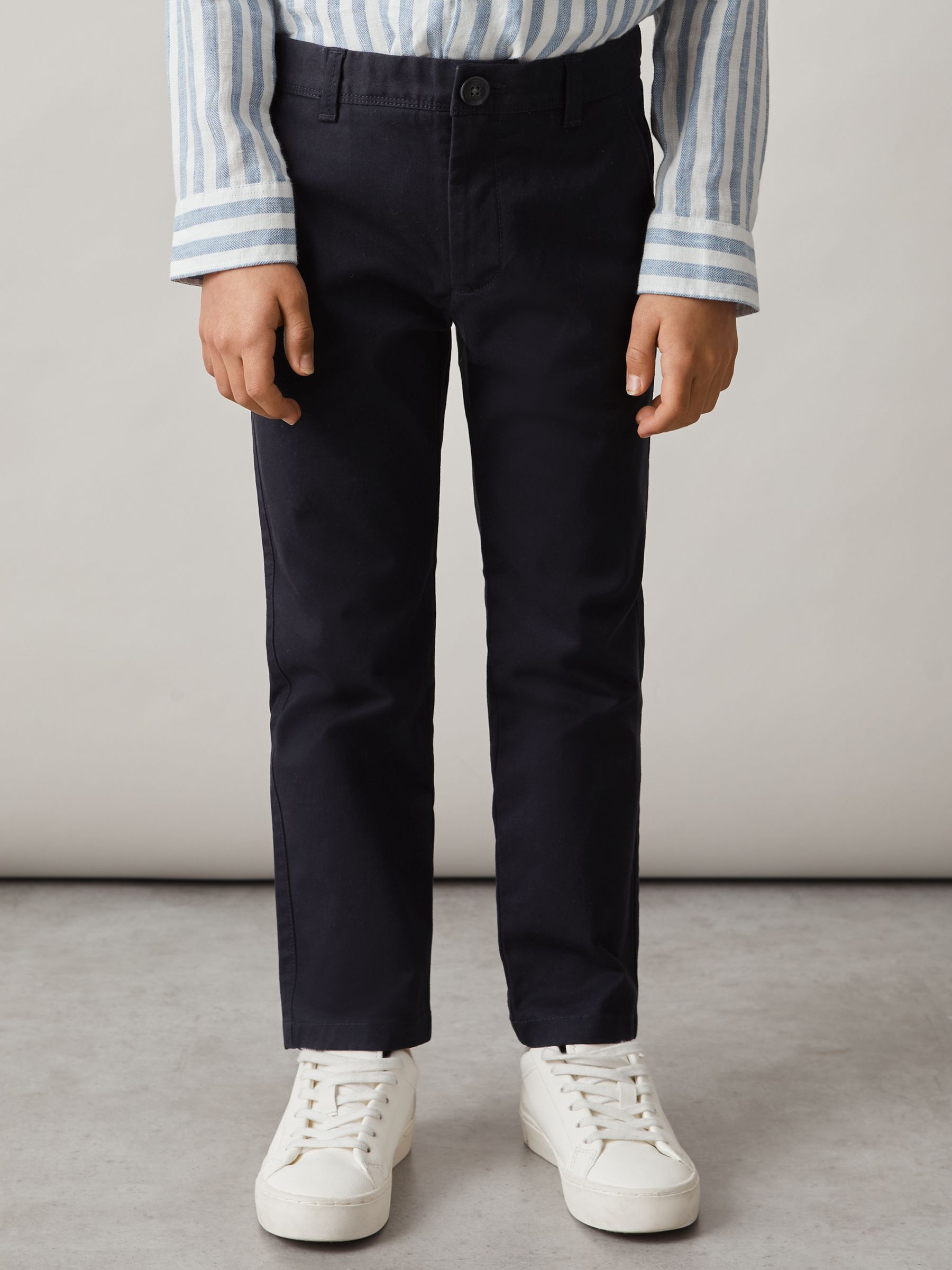 3-9 yrs Slim Fit Casual Chinos in Navy