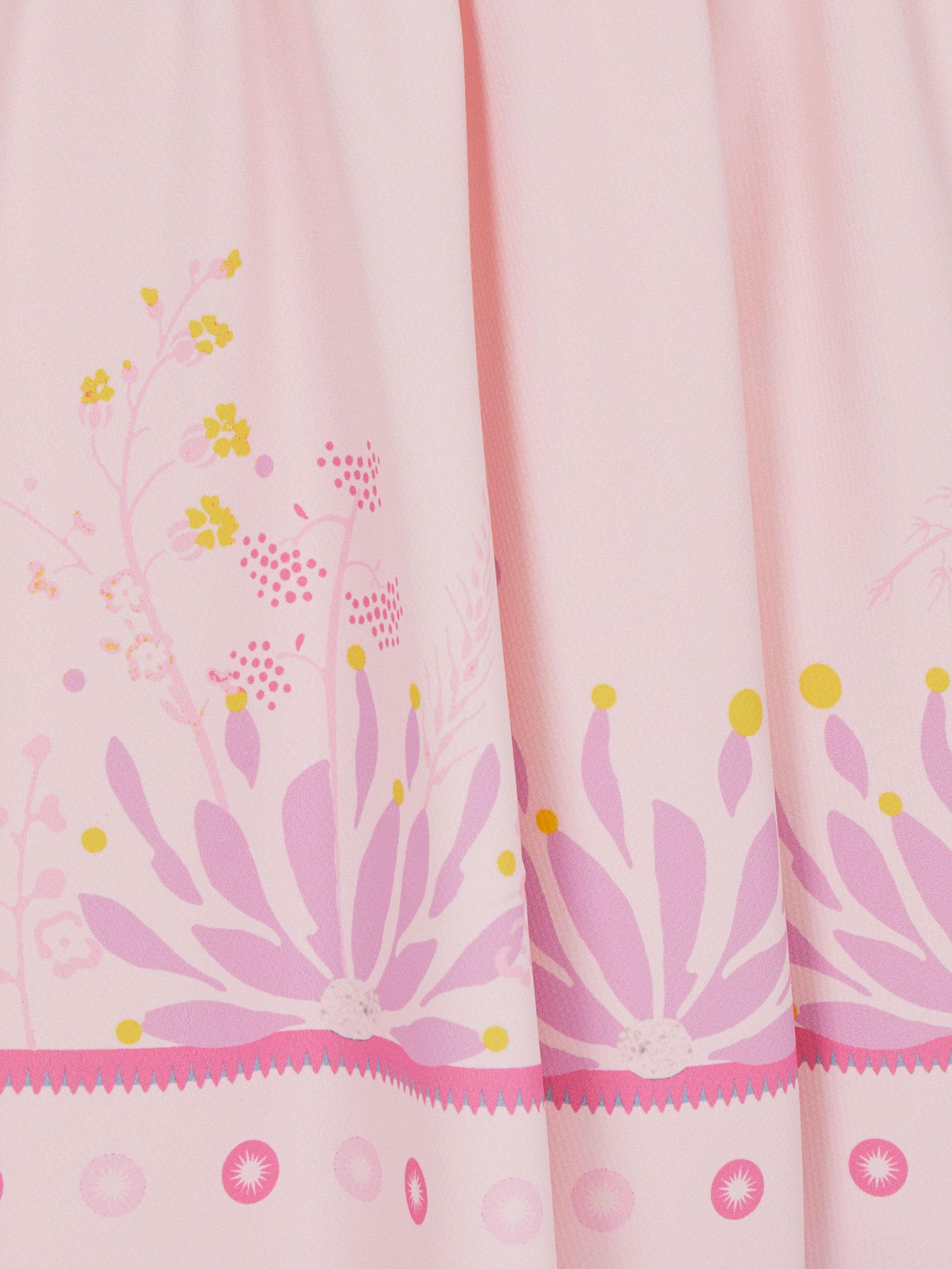 4-9 yrs Sleeveless Floral Print Dress in Pink