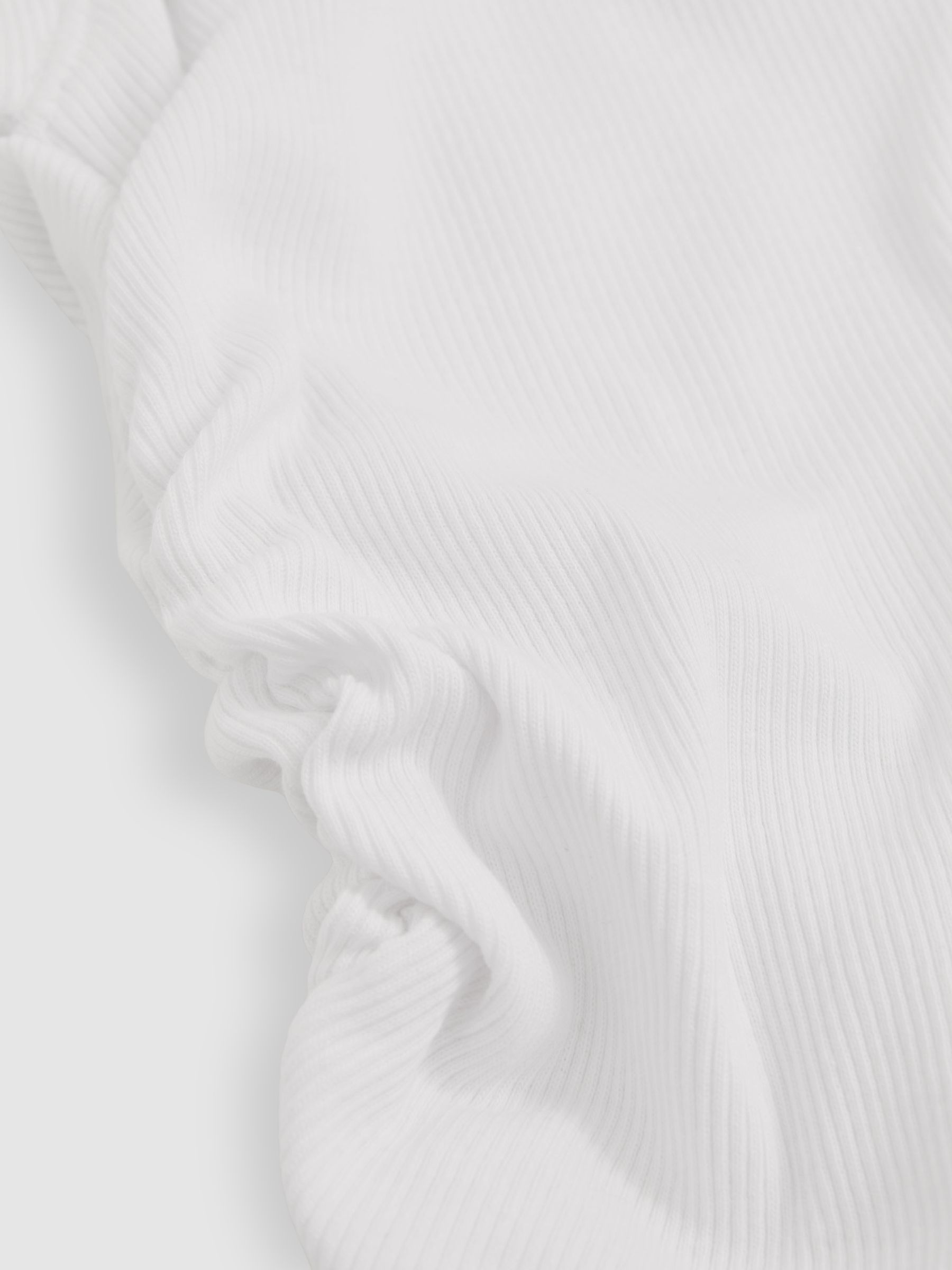 4-9 yrs Ruched Vest Top in White