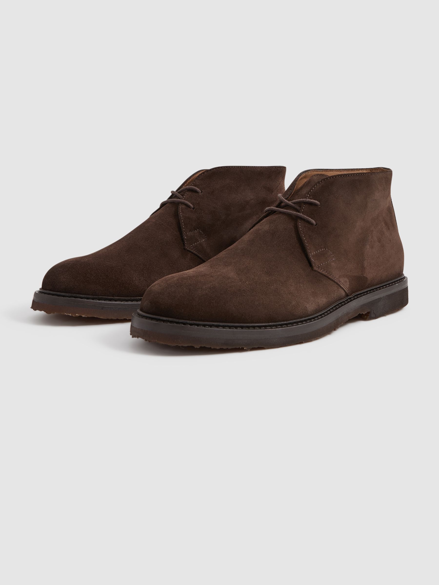 Harrys London Suede Chukka Boots in Ebony