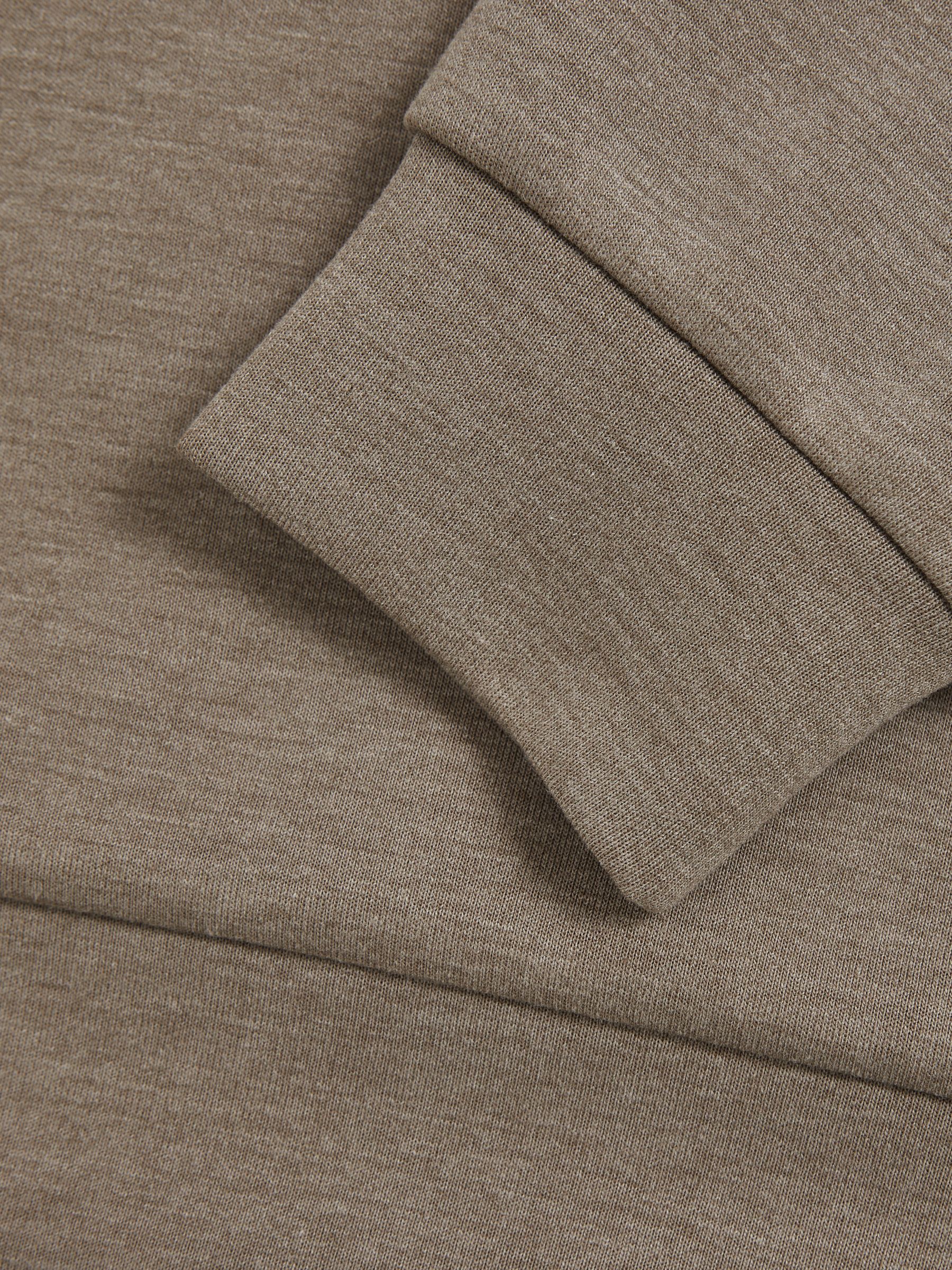 9-13 yrs Interlock Jersey Hoodie in Taupe Brown