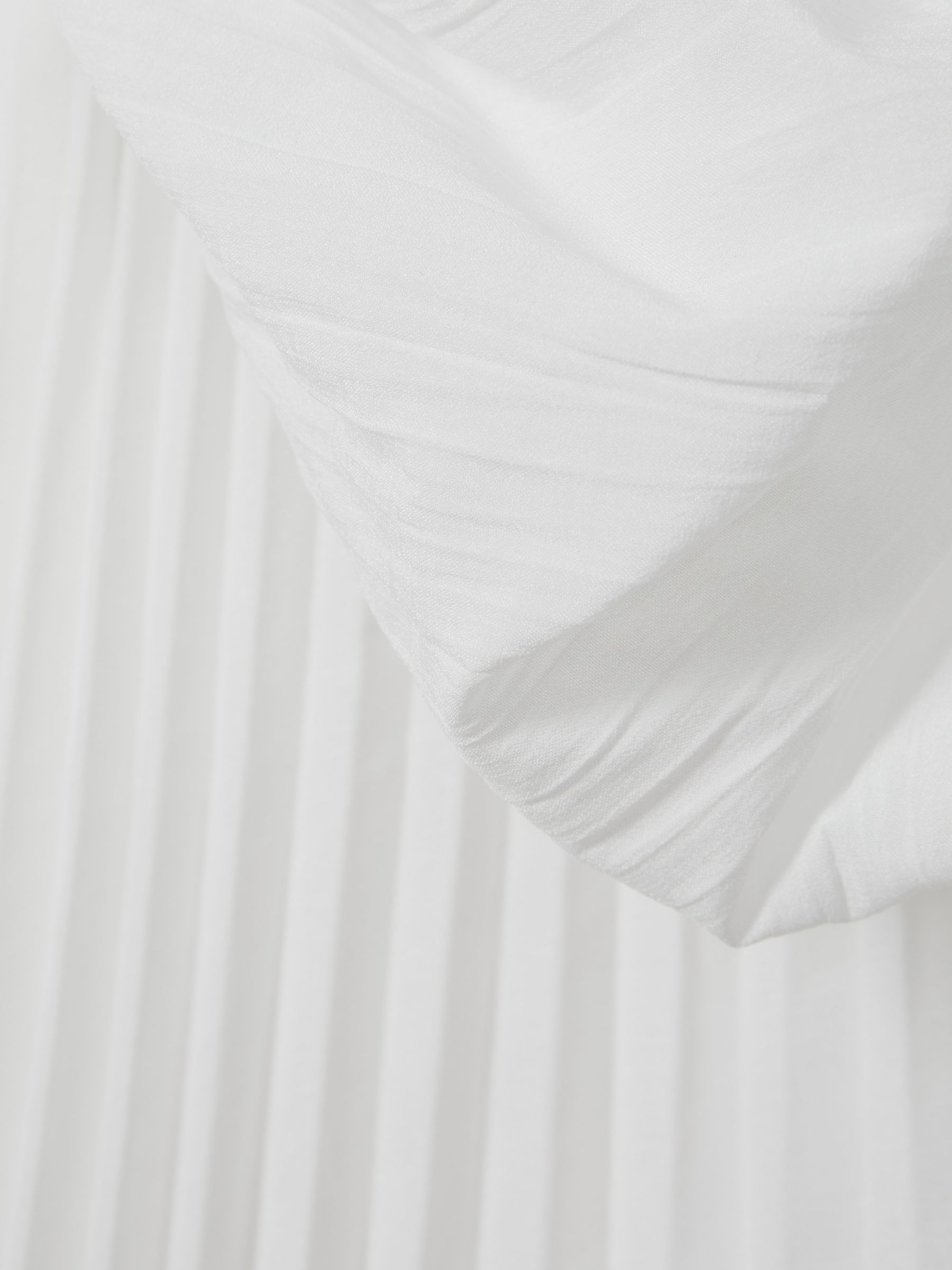 Acler One-Shoulder Asymmetric Midi Dress in Ivory