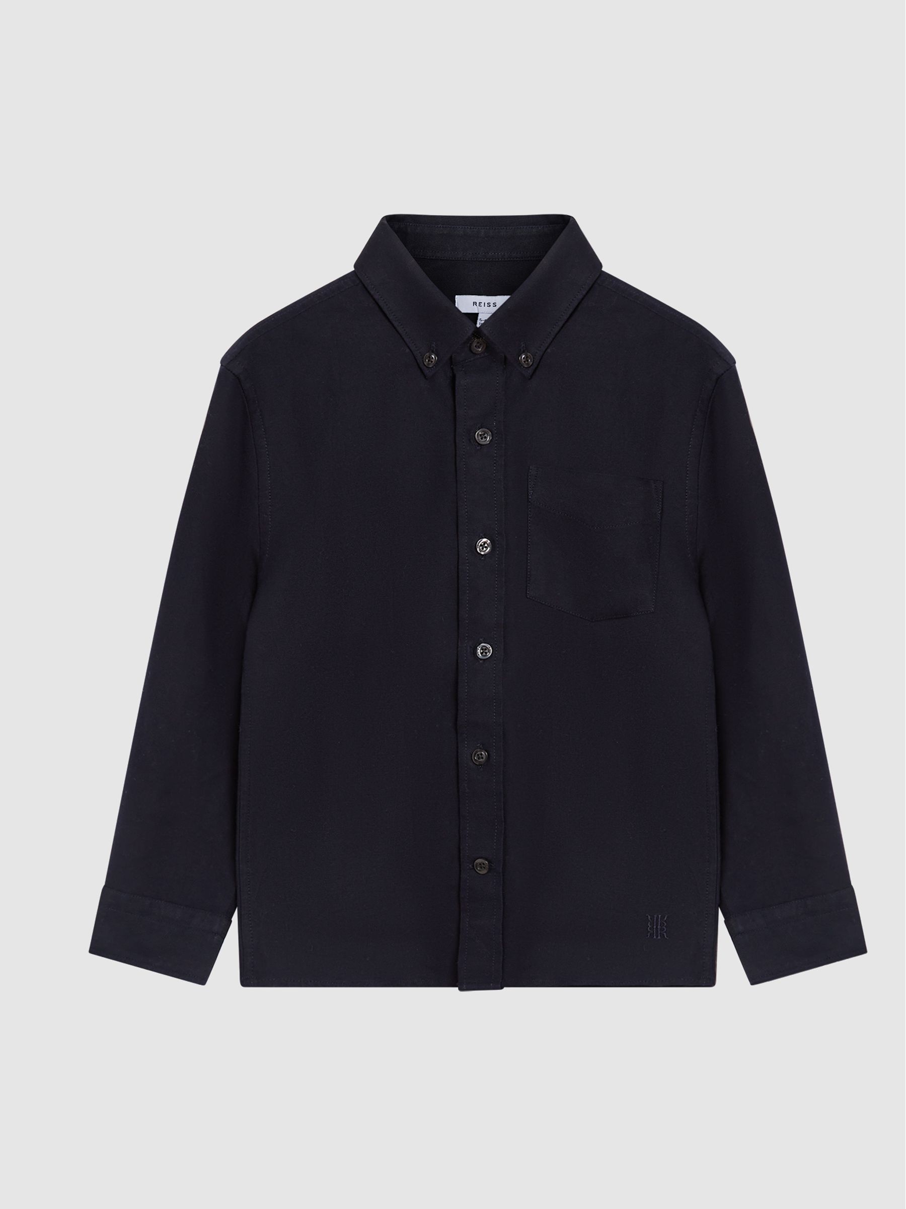 3-9 yrs Button Down Oxford Shirt in Navy