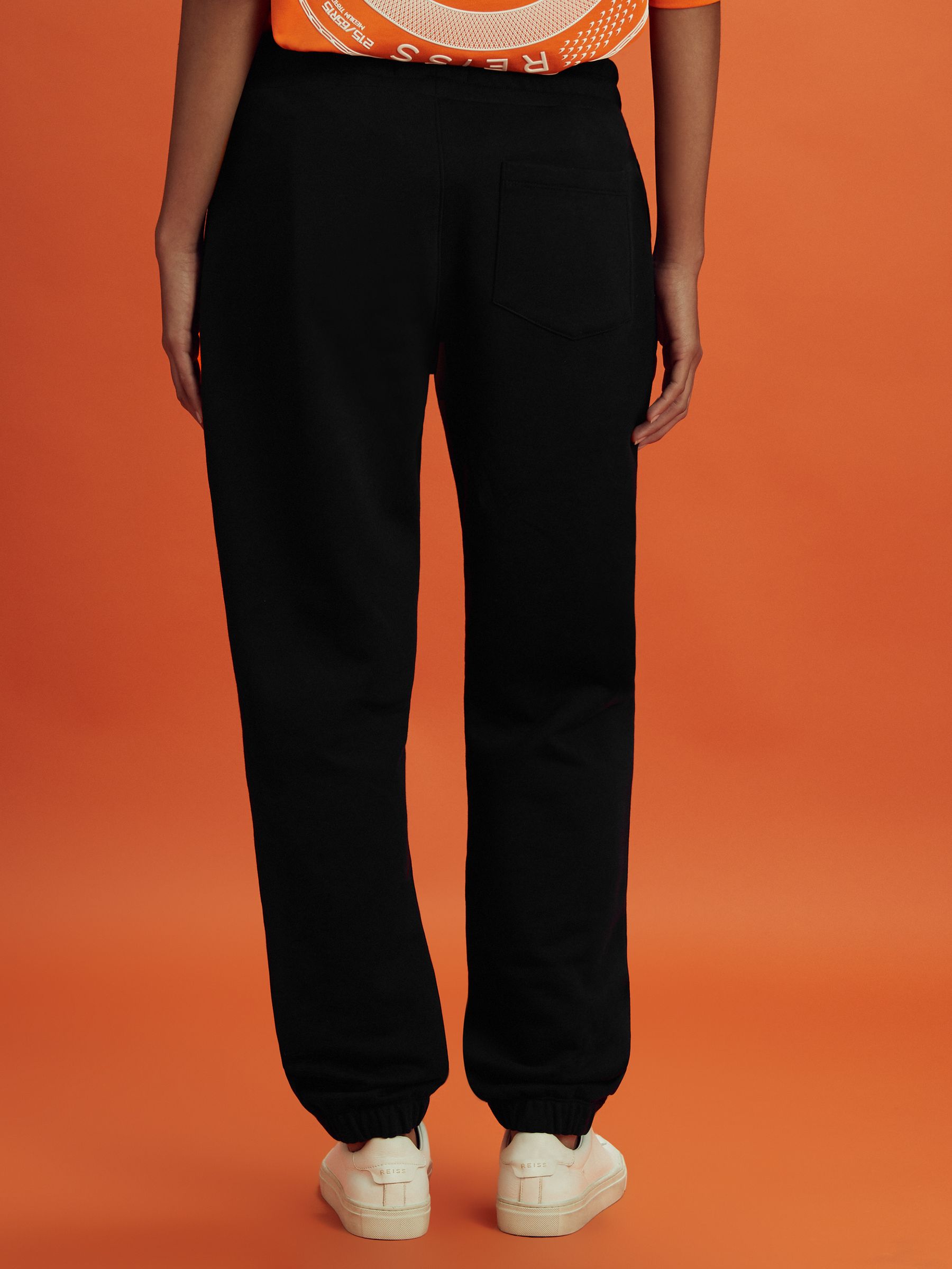 McLaren F1 Cotton Drawstring Joggers in Black
