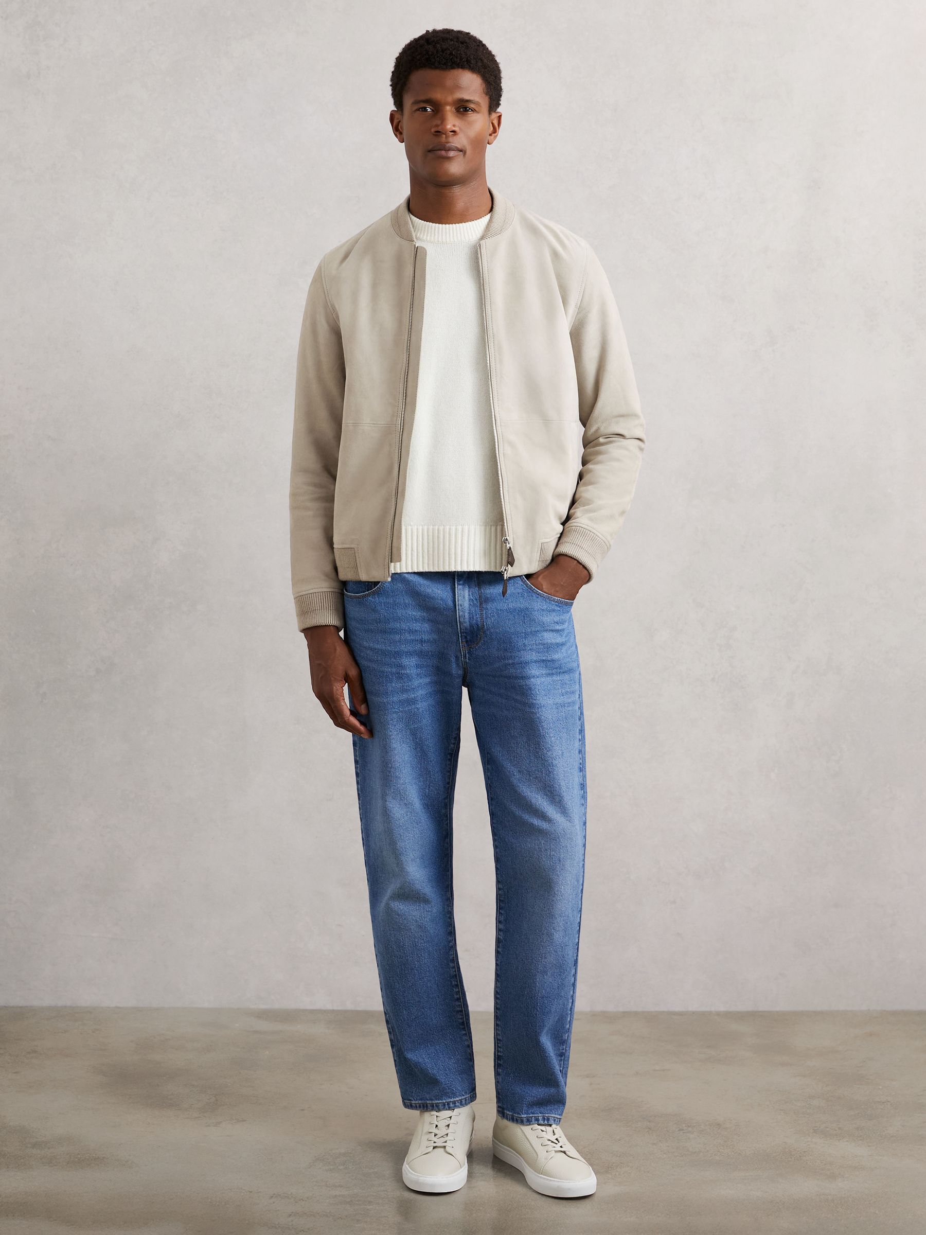 Bomber Jacket in Grey