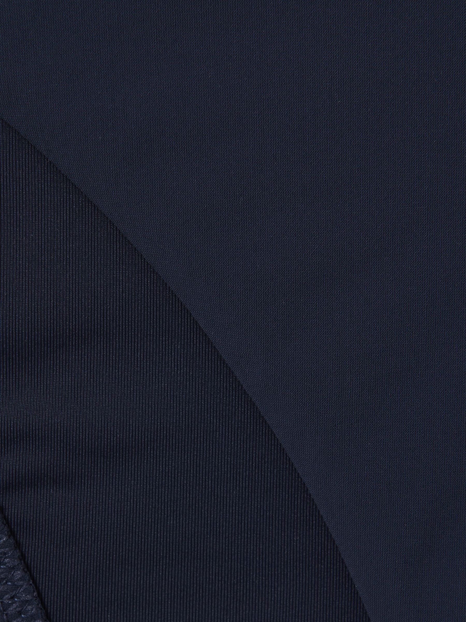 Mid Rise Bikini Bottoms in Navy