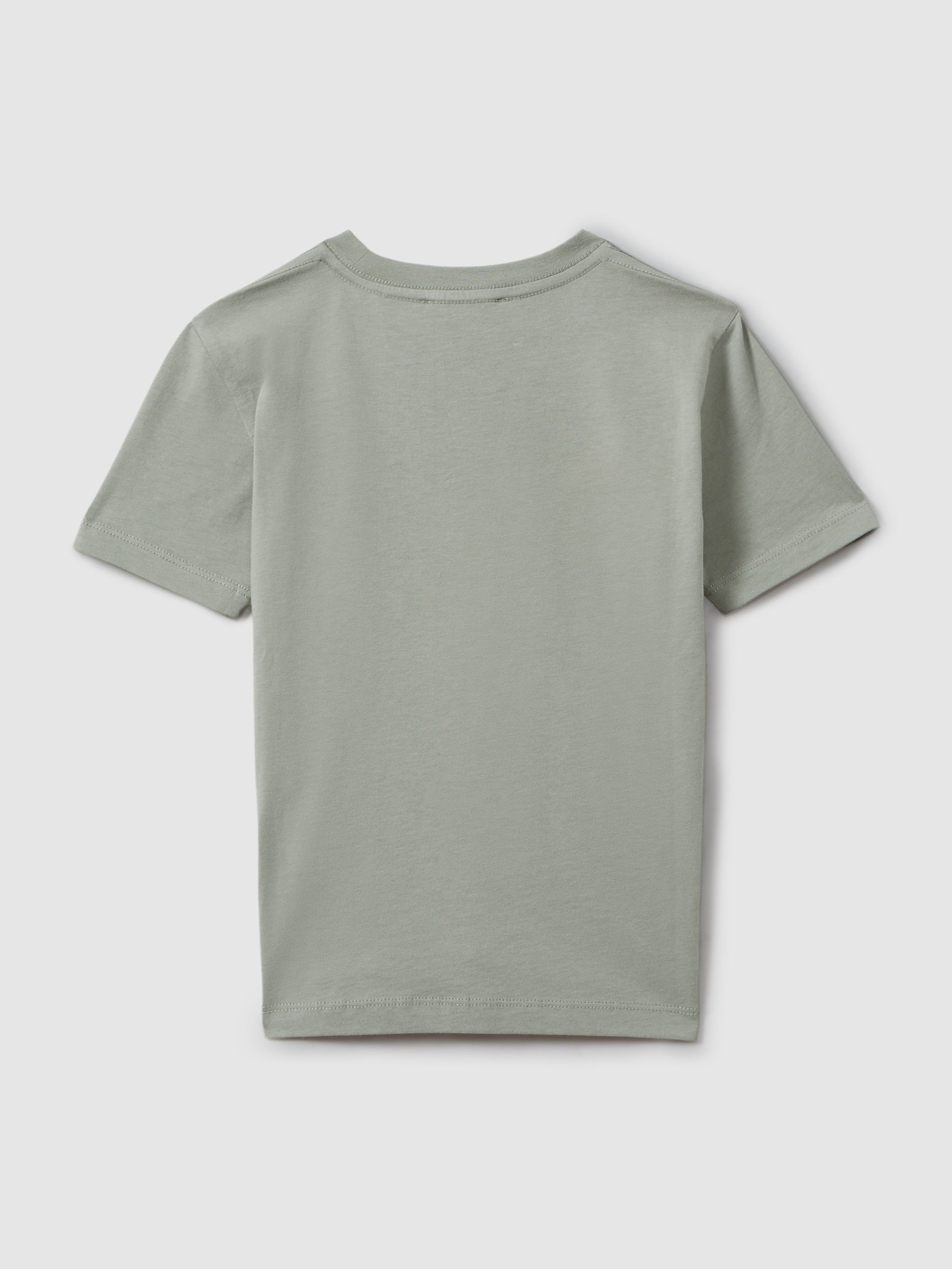 Crew Neck T-Shirt in Pistachio