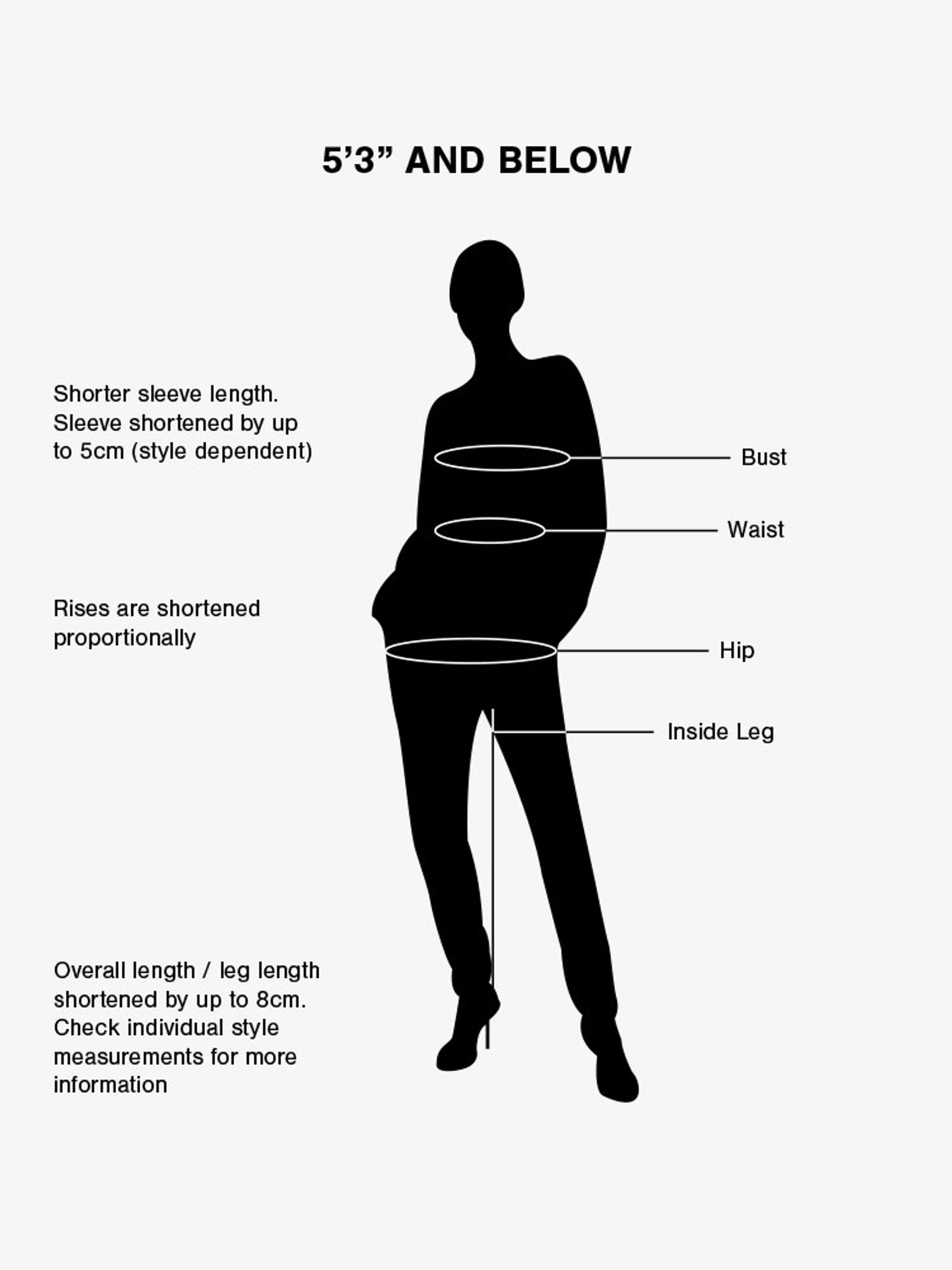 Petite Wide-Leg Combat Trousers in Black