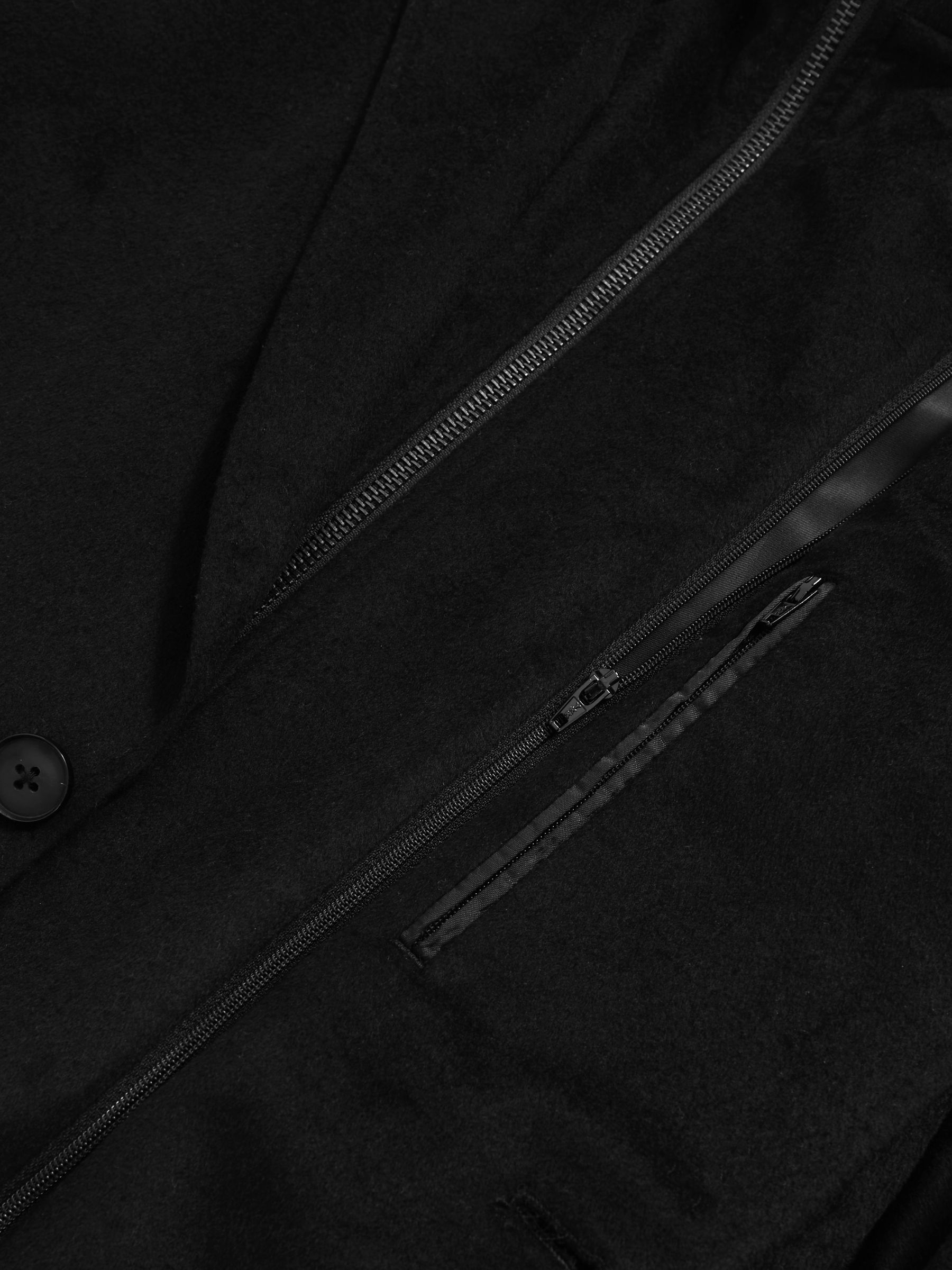 Single Breasted Blazer With Gilet Insert Regular-Fit in Black