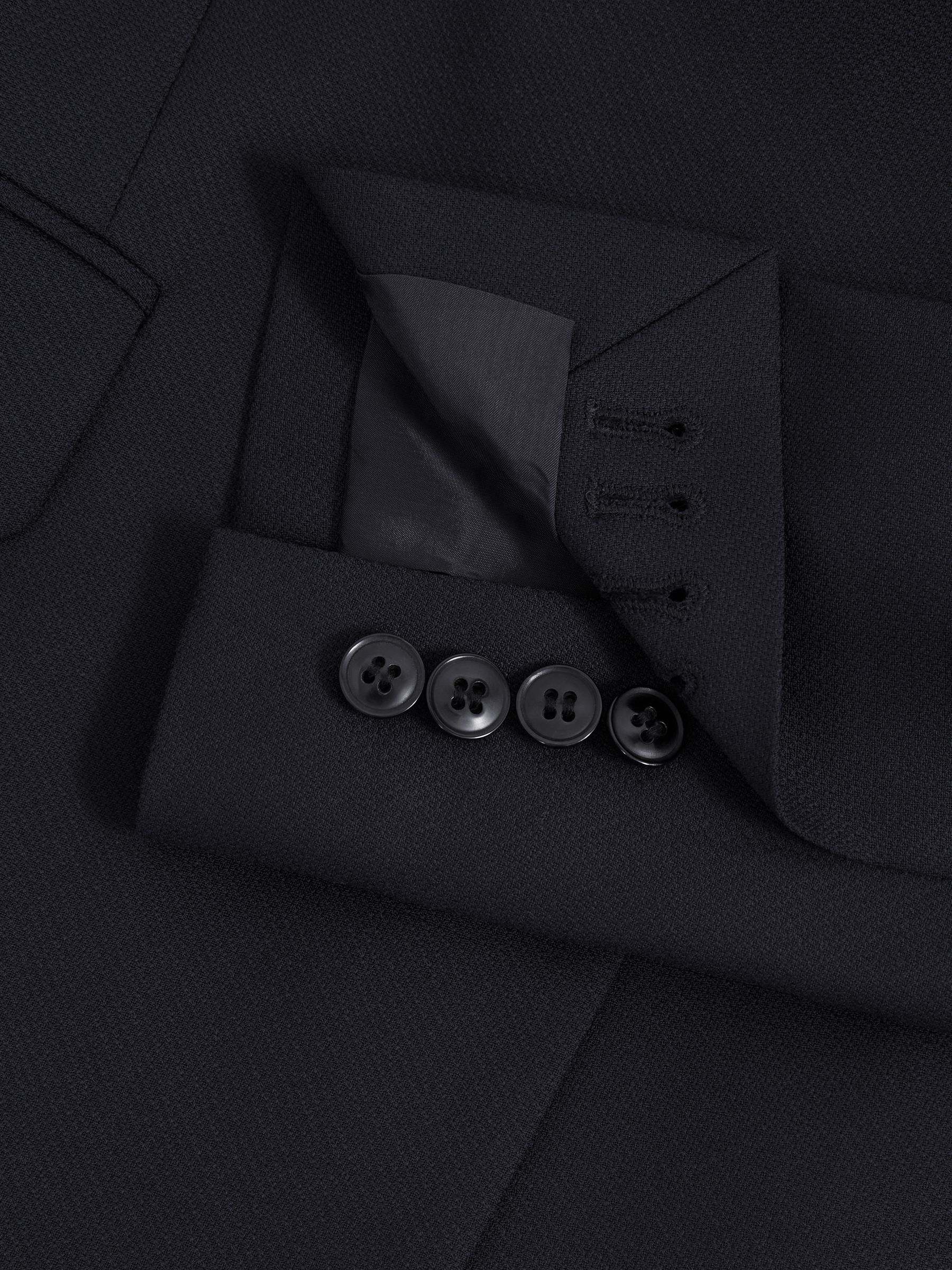 Petite Single Breasted Suit Blazer in Navy