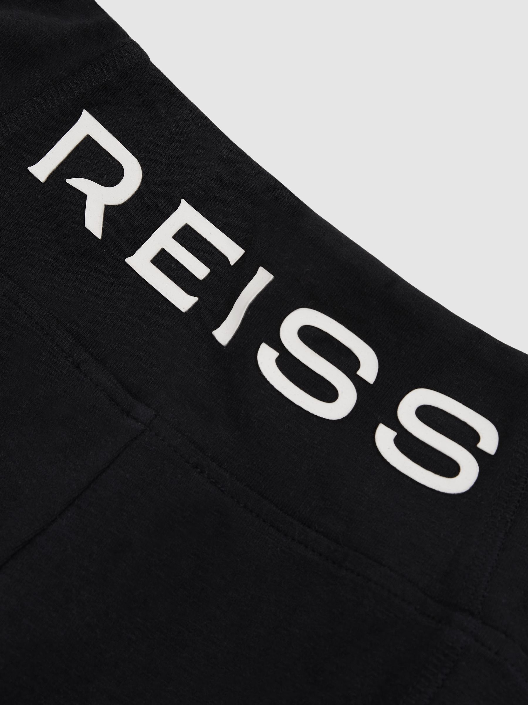 9-14 yrs Stretch Logo Print Leggings in Black