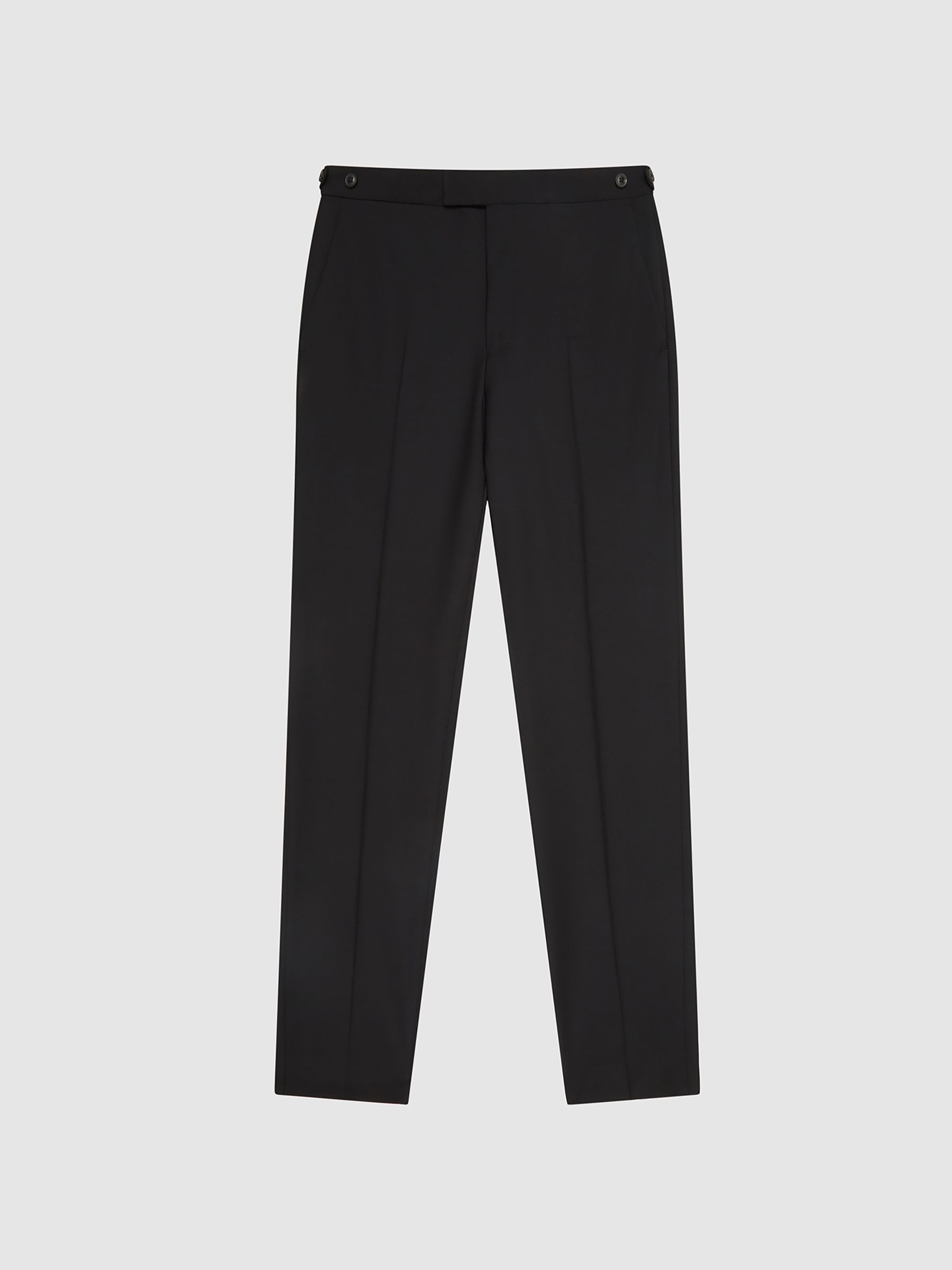 Modern Fit Travel Trousers in Black