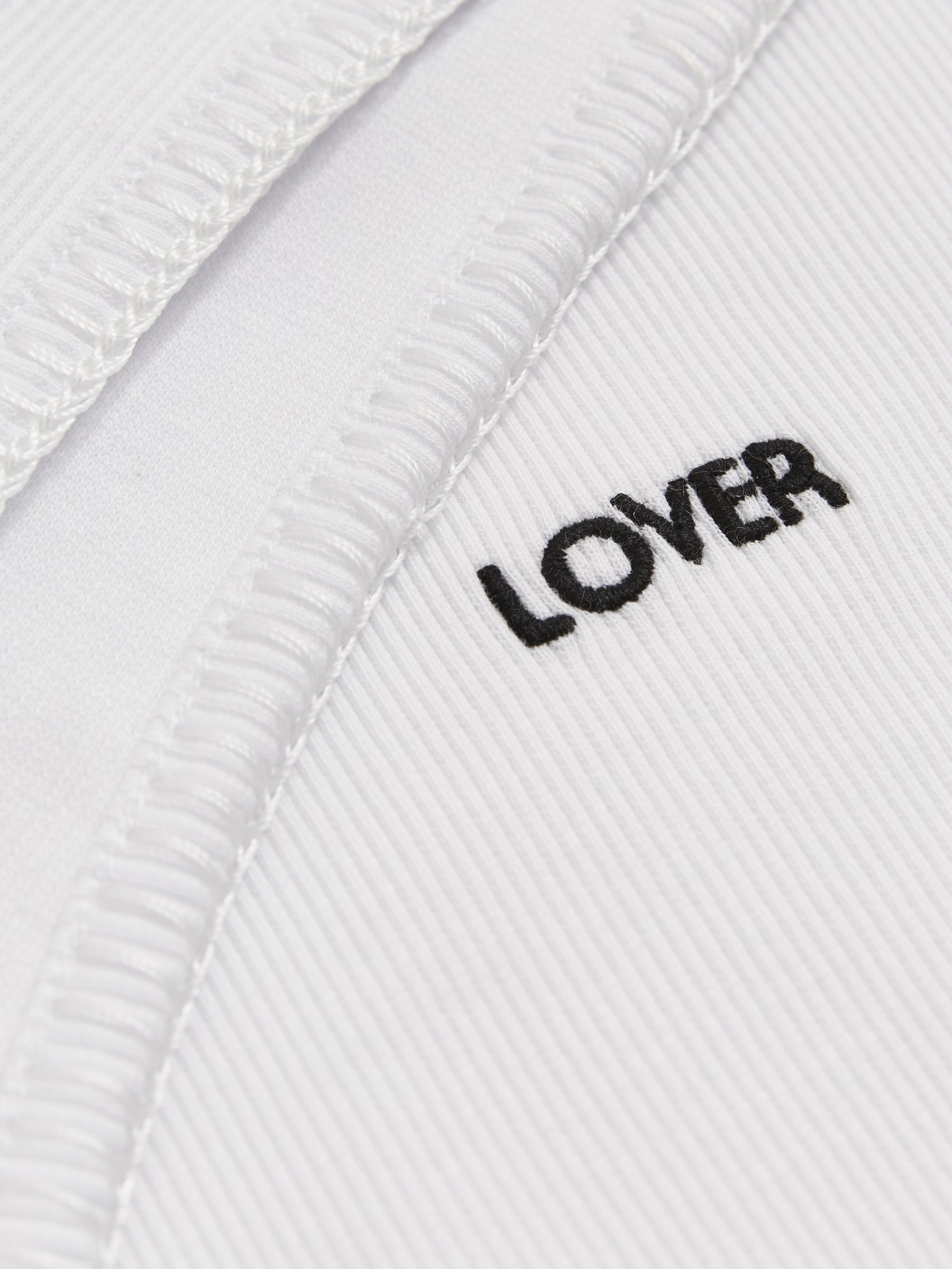 Reiss | Tom Daley Cotton Lover Vest with Stretch in White