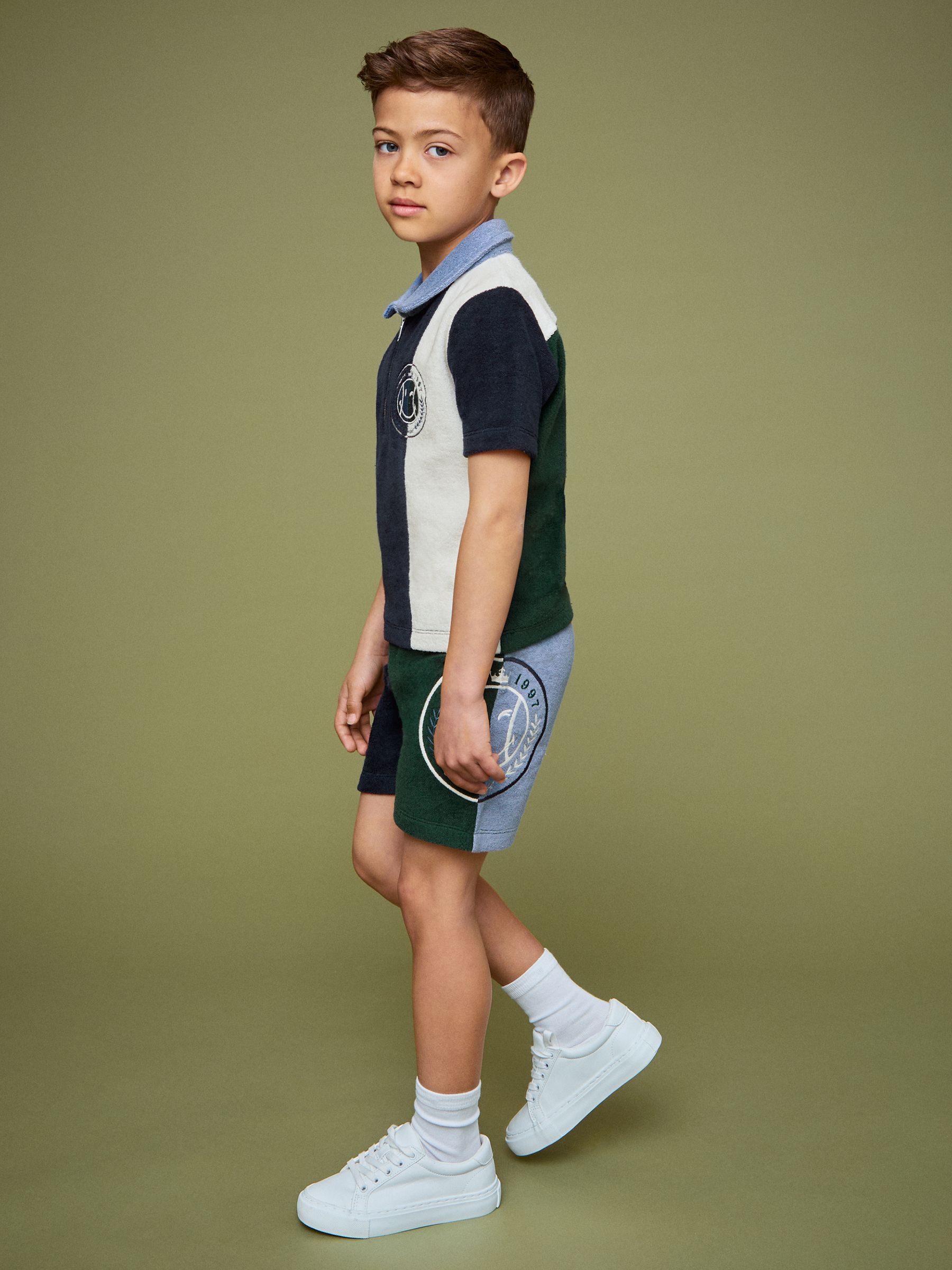 13-14 yrs SmileyWorld | Reiss Towelling Shorts in Blue