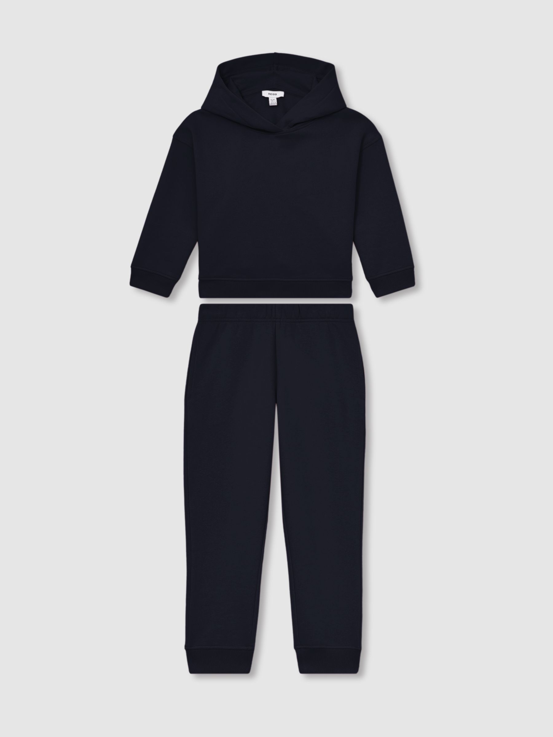 13-14 yrs Cotton-Blend Hoodie And Joggers Set in Navy