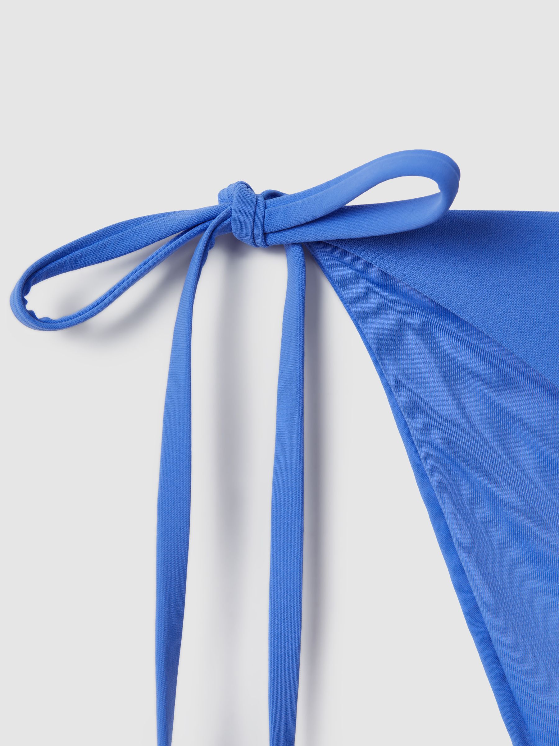 Mid Rise Bikini Bottoms in Light Blue