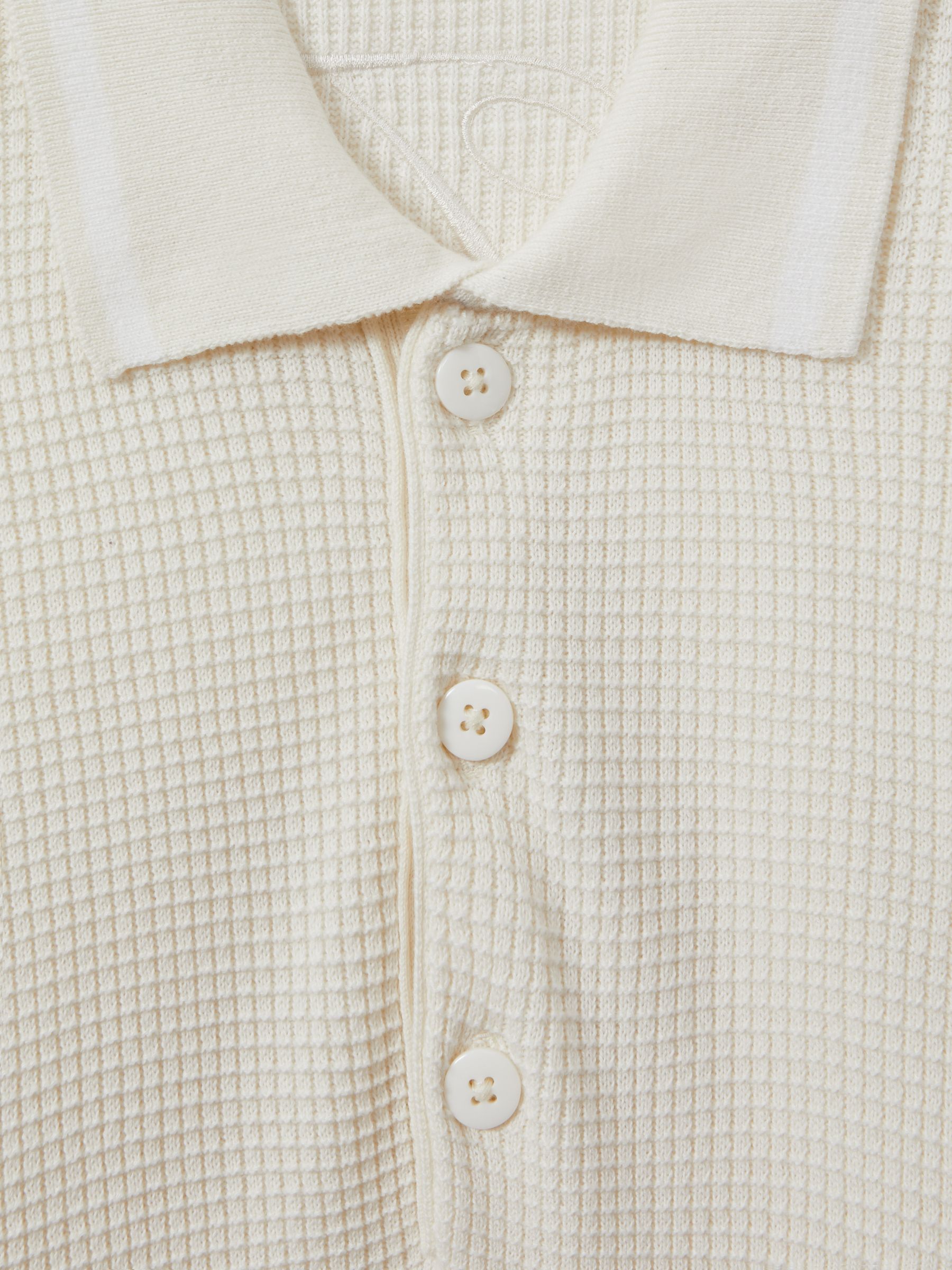 The Upside Oversized Cotton Polo Jumper in Cream