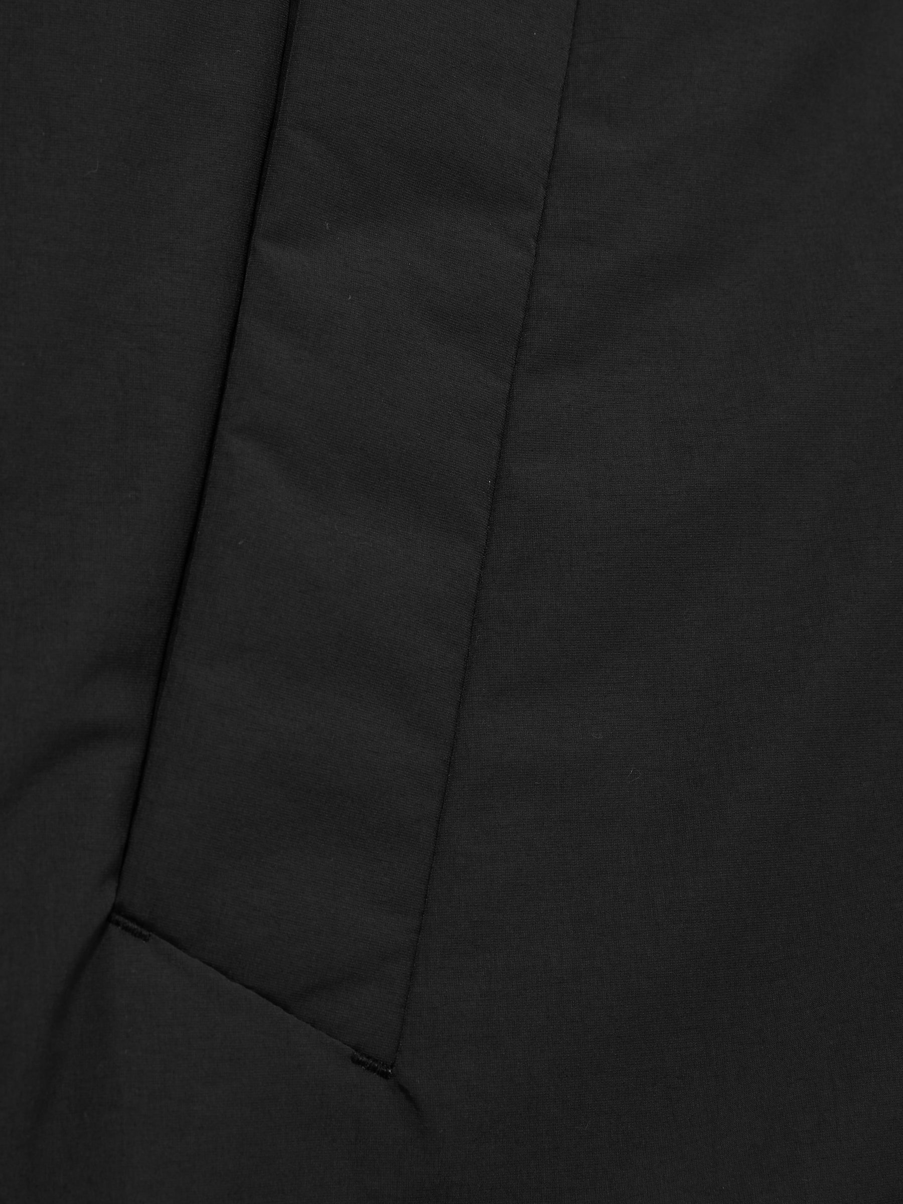 Scandinavian Edition Hooded Padded Parka in Black