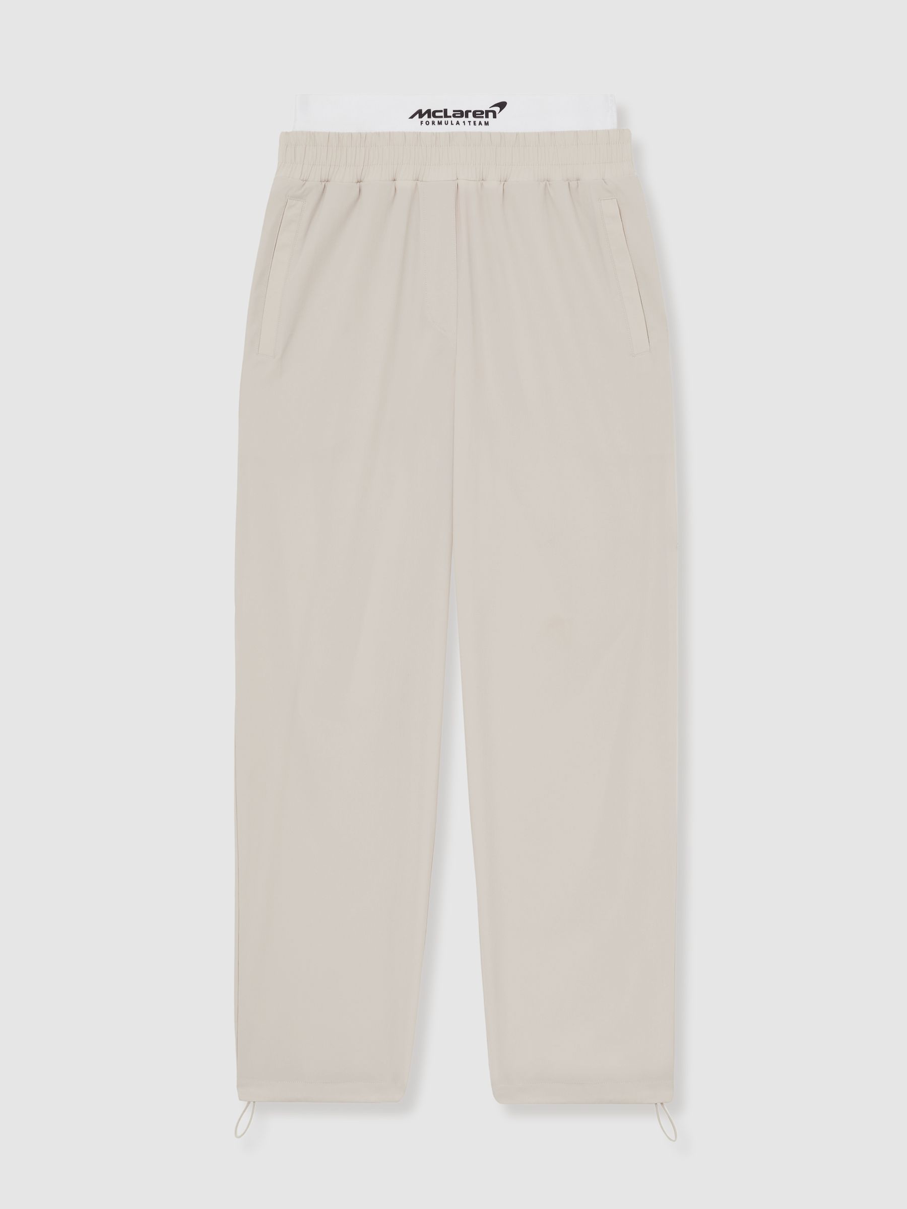 McLaren F1 Team Boxer-Waist Trousers in Stone