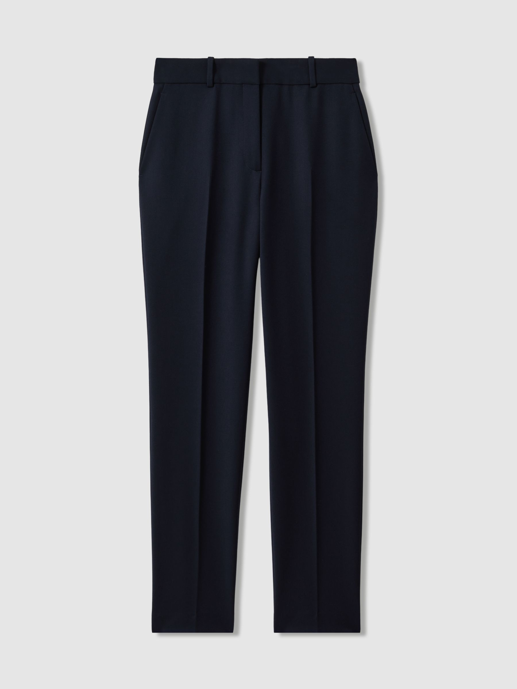 Petite Slim Fit Suit Trousers in Navy