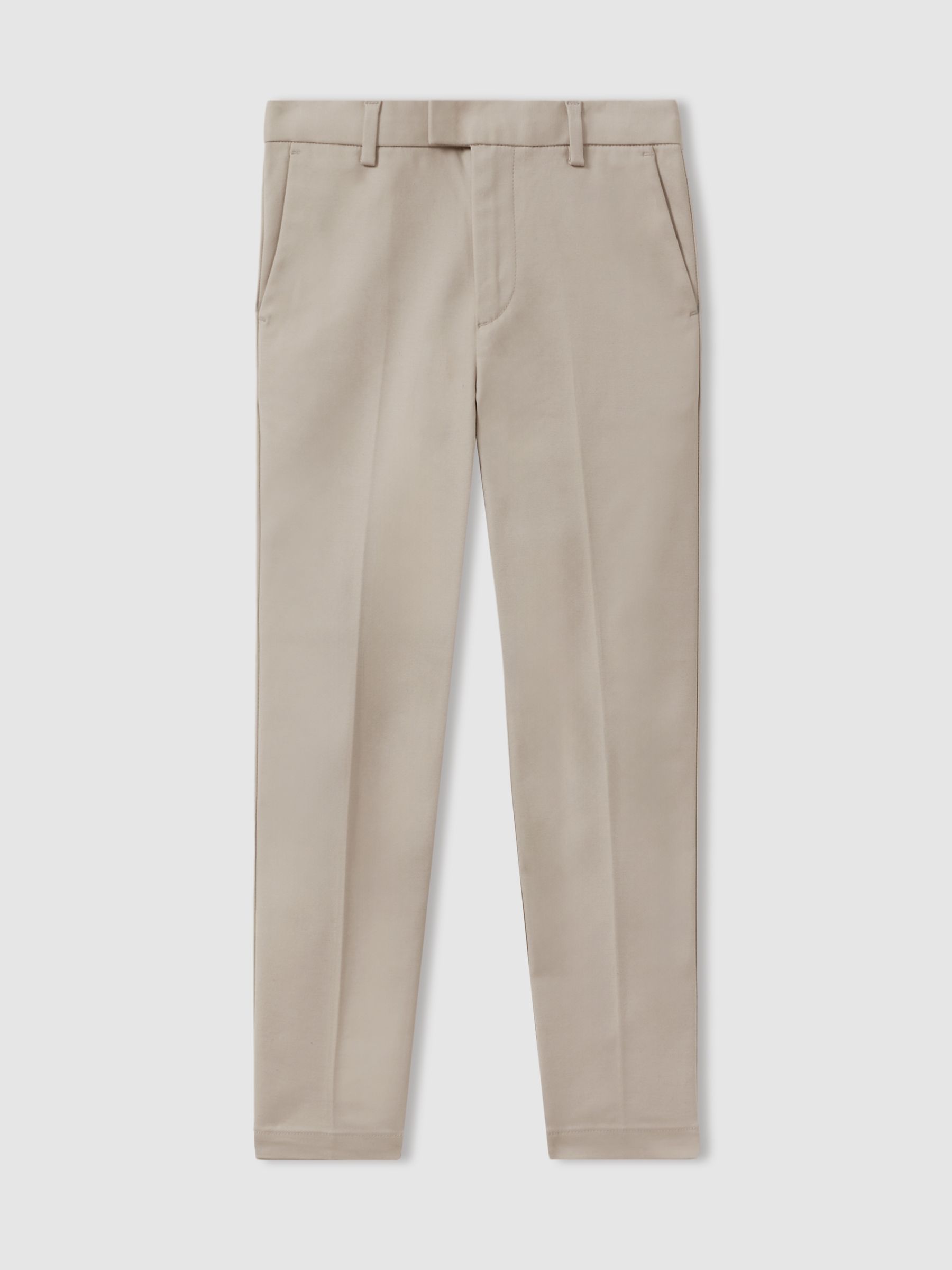 3-9 yrs Slim Fit Tapered Chinos in Stone