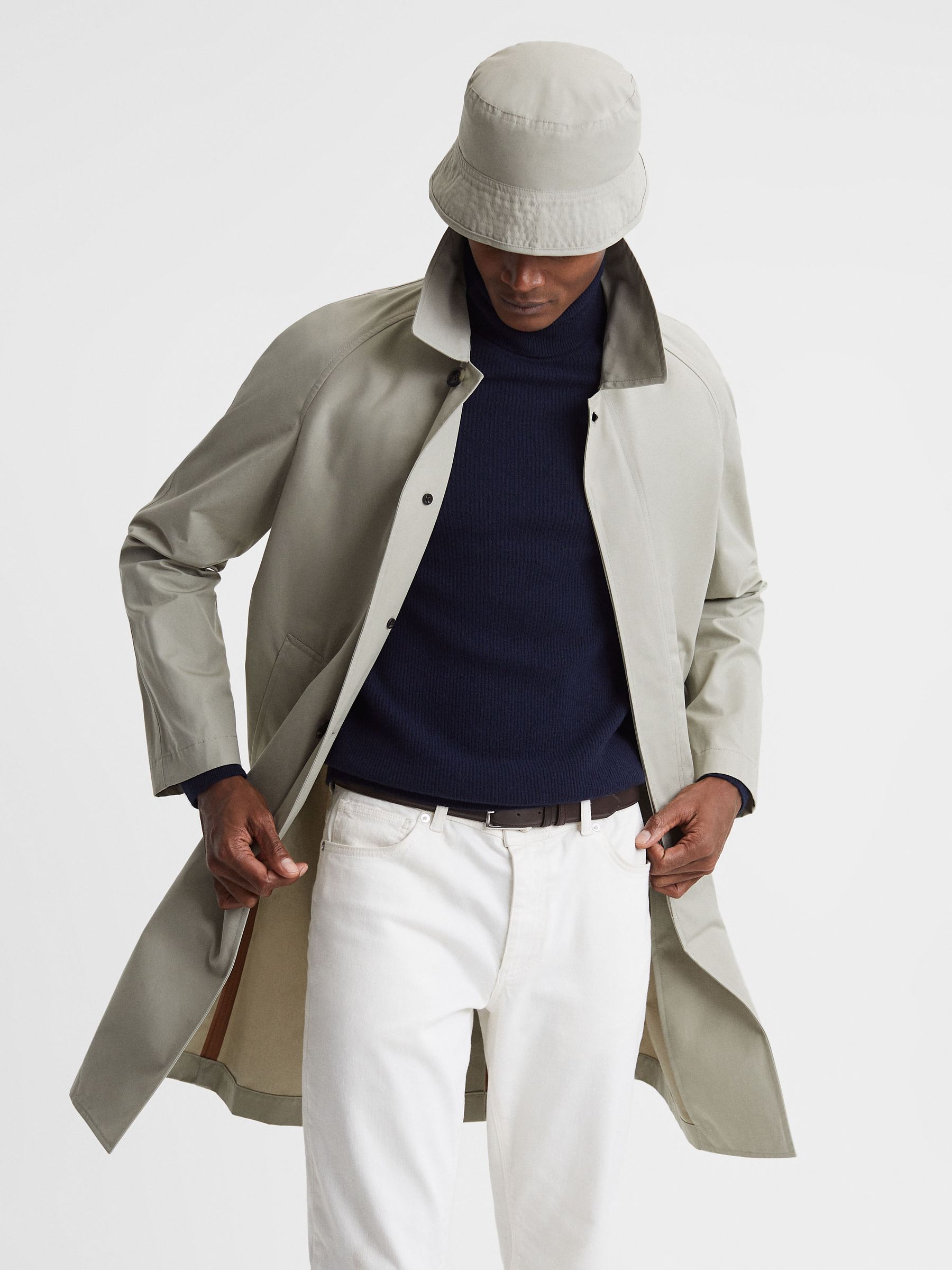 Private Bucket Hat in Stone