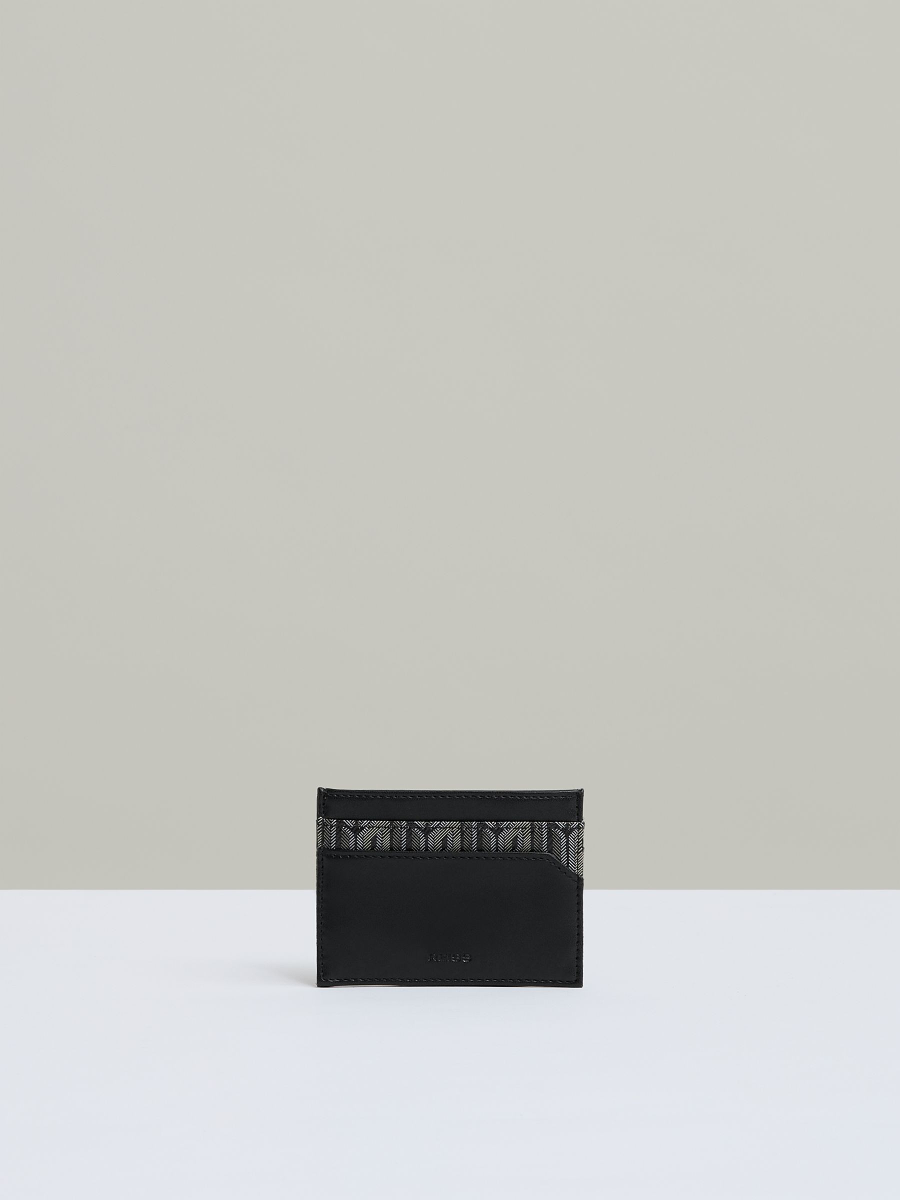 Monogram Canvas Card Holder in Black