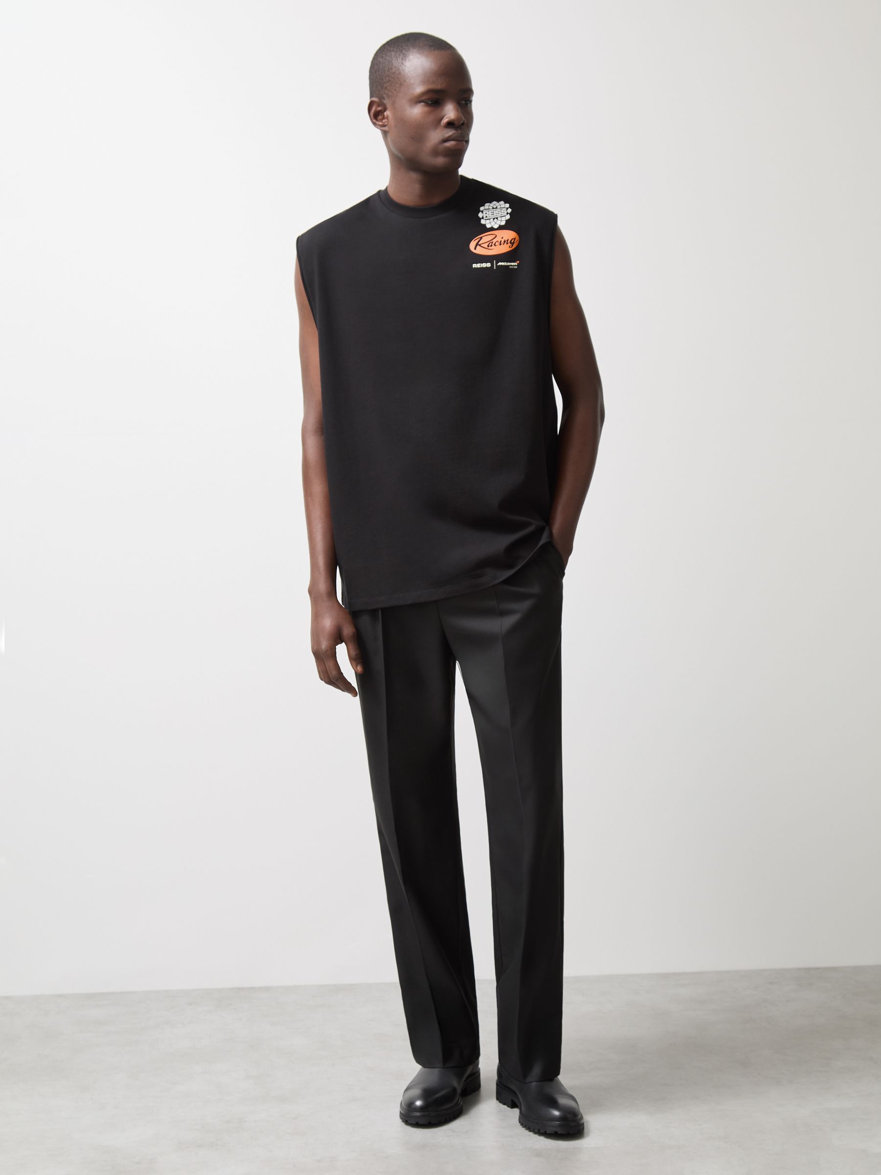 McLaren F1 Team Logo Vest in Black