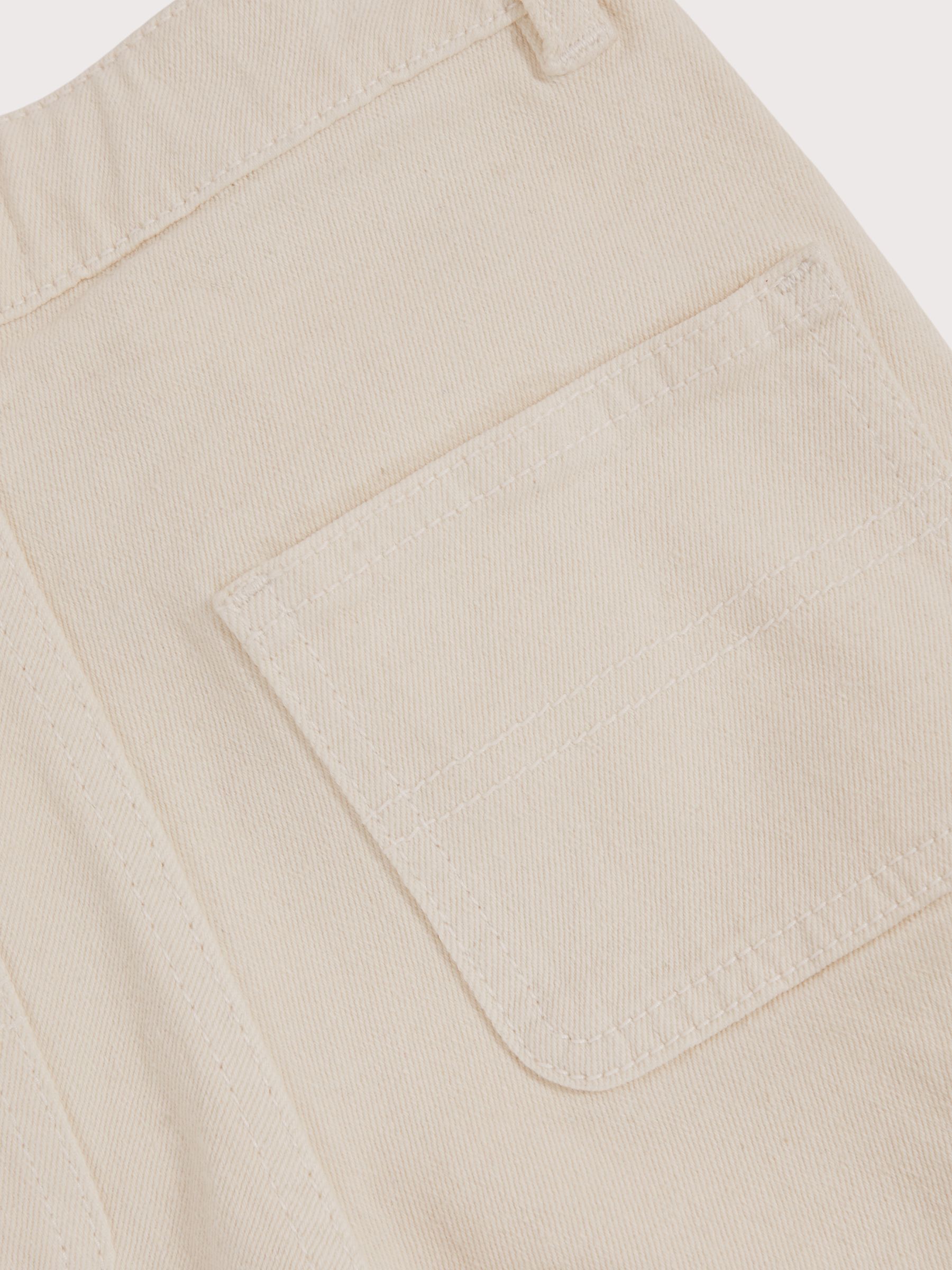 13-14 yrs Straight-Leg Carpenter Jeans in Off White