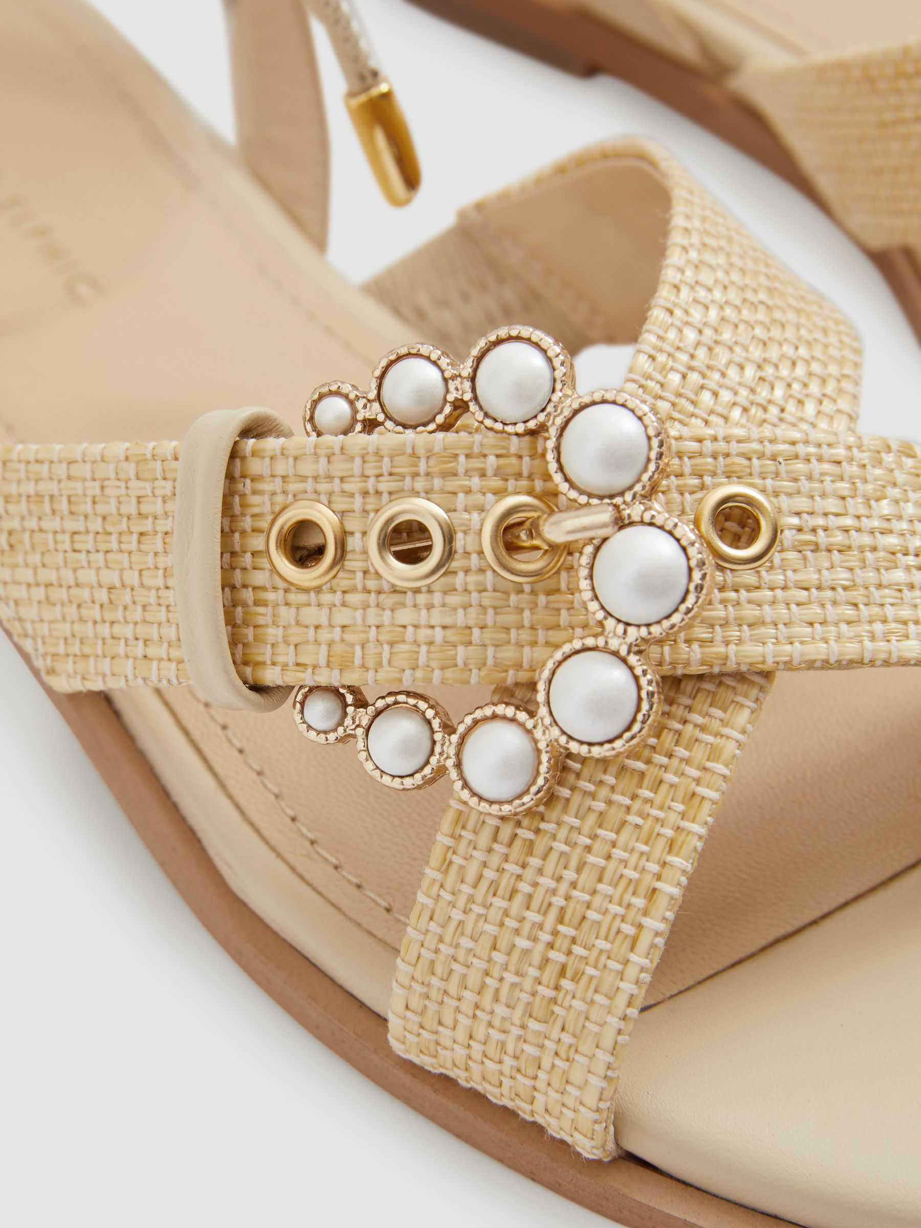 Camilla Elphick Leather Sandals in Natural