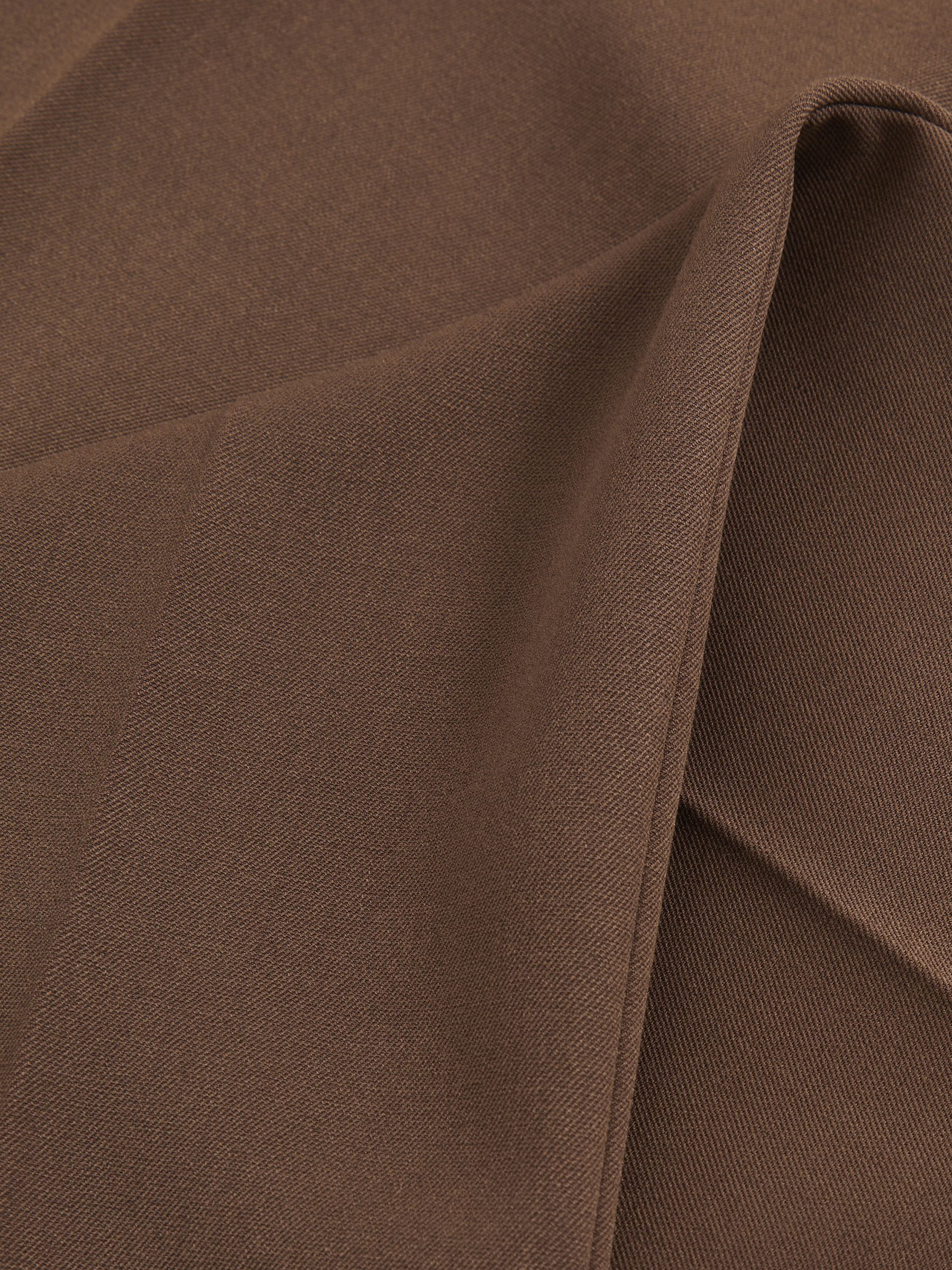 Slim Fit Suit Trousers in Mink Neutral