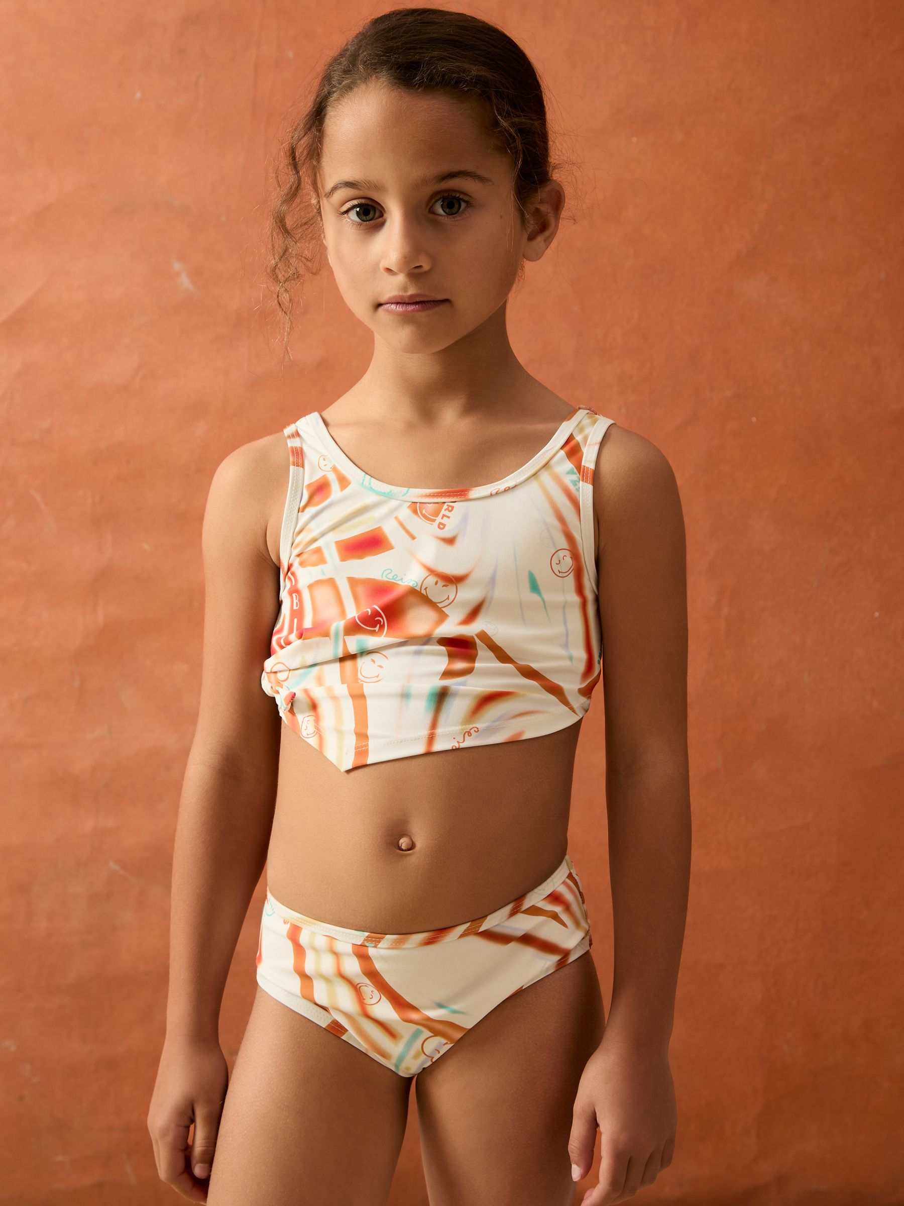 9-13 yrs SmileyWorld | Reiss Printed Bikini Set in Multi