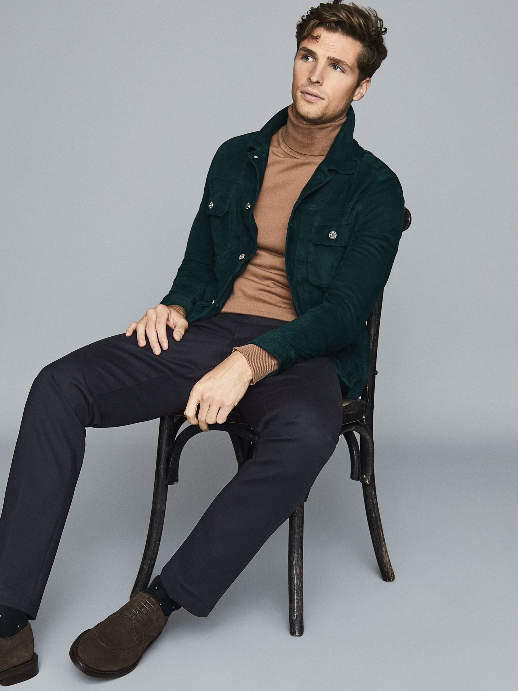 Regular Fit Chinos in Navy