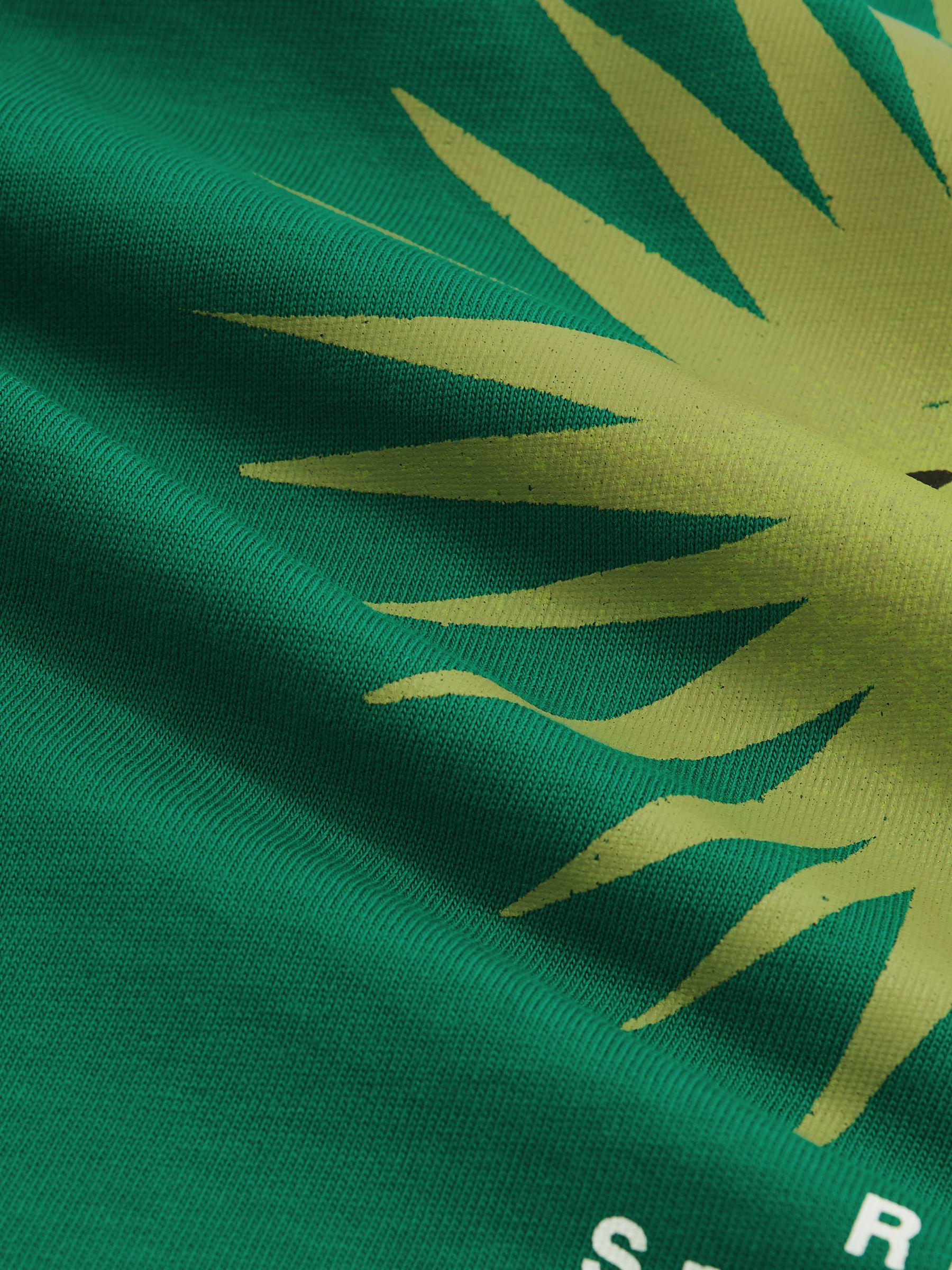 3-9 yrs SmileyWorld | Reiss Sun Motif T-Shirt in Bright Green