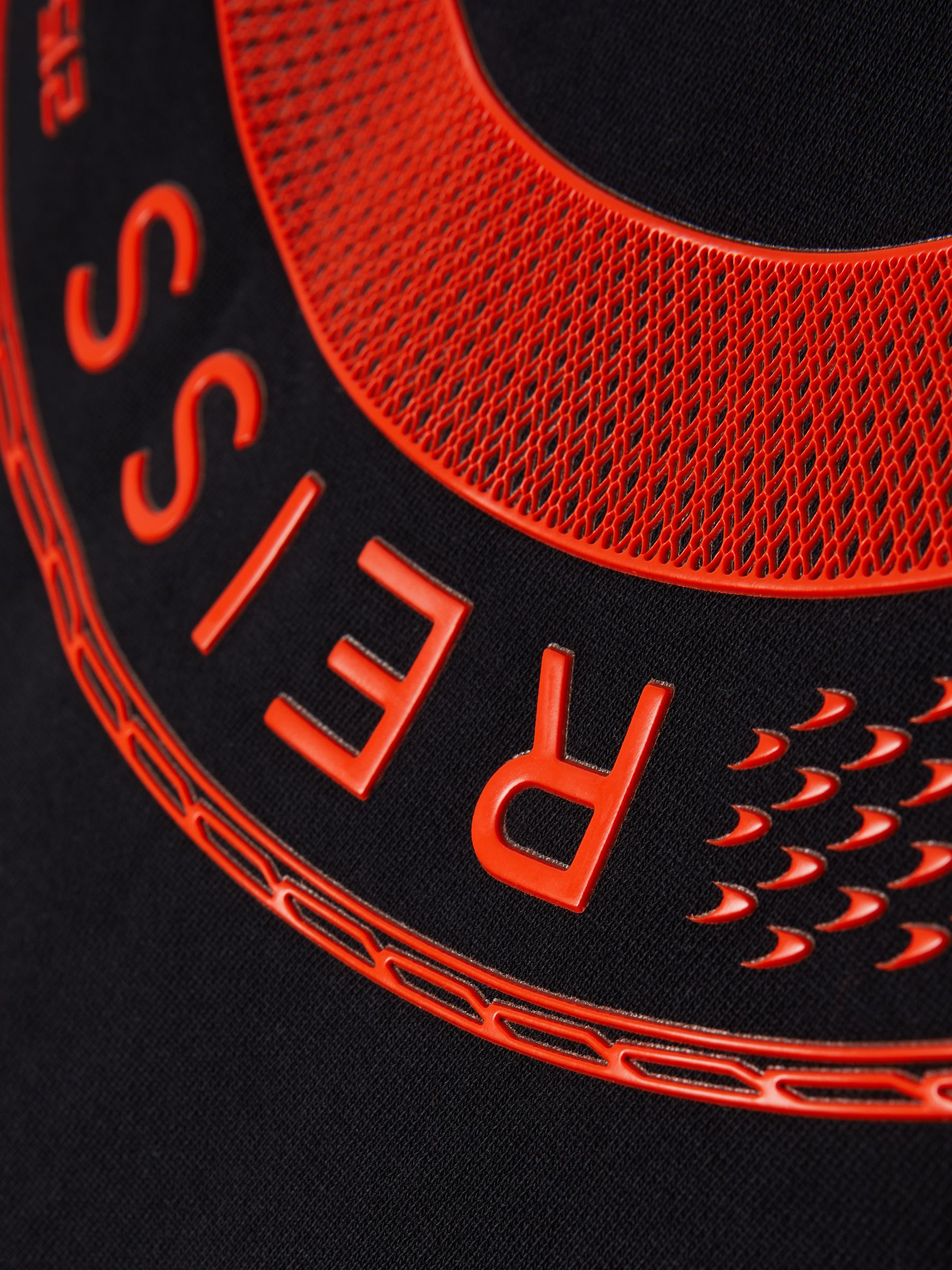 McLaren F1 Oversized Cotton Crew Neck T-Shirt in Black