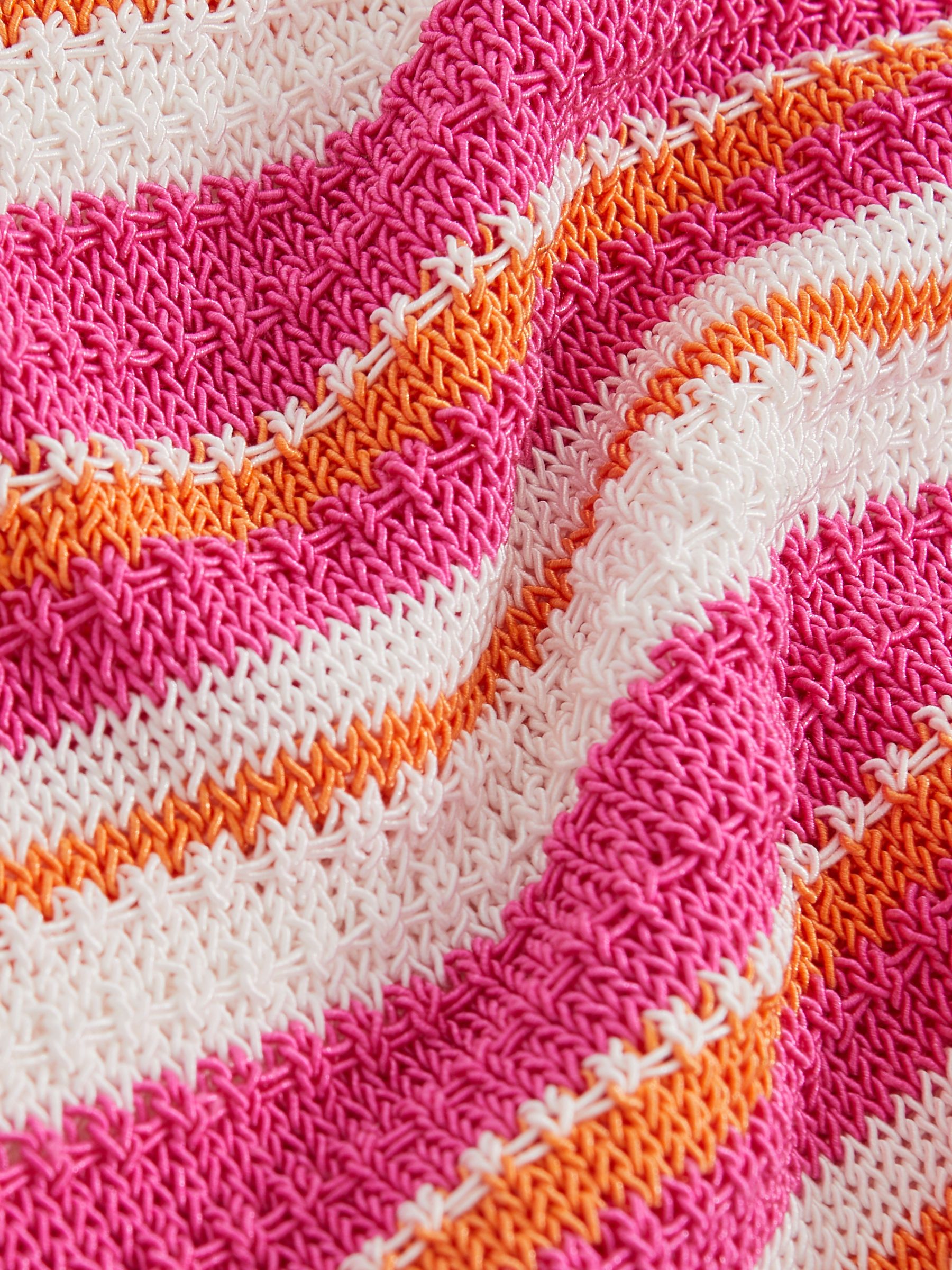 13-14 yrs SmileyWorld | Reiss Stripe Knit Vest in Pink