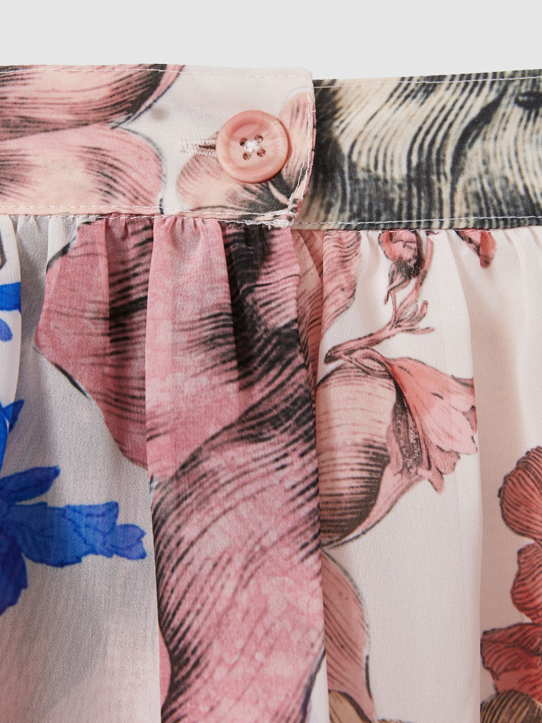 9-13 yrs Floral Print Skort Co-Ord in Pink Print