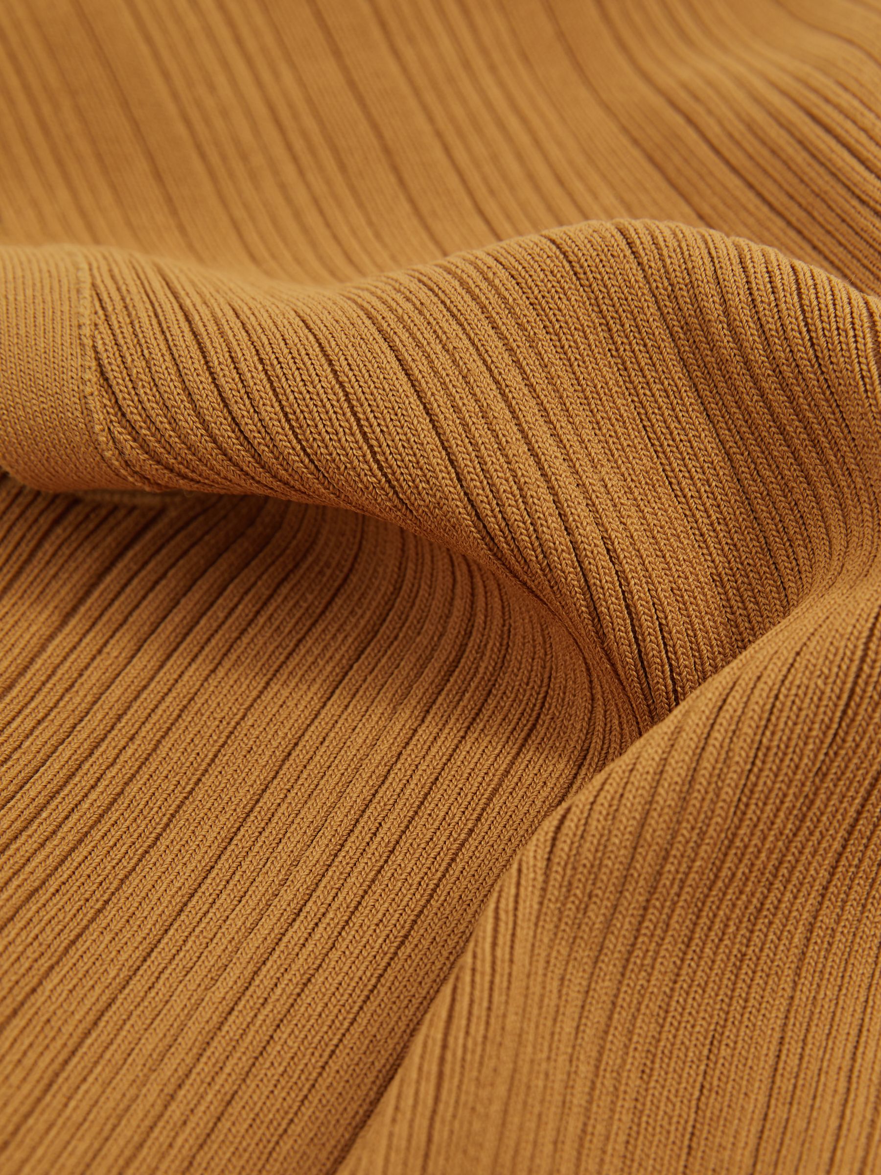 Good American Ribbed Vest in Tan