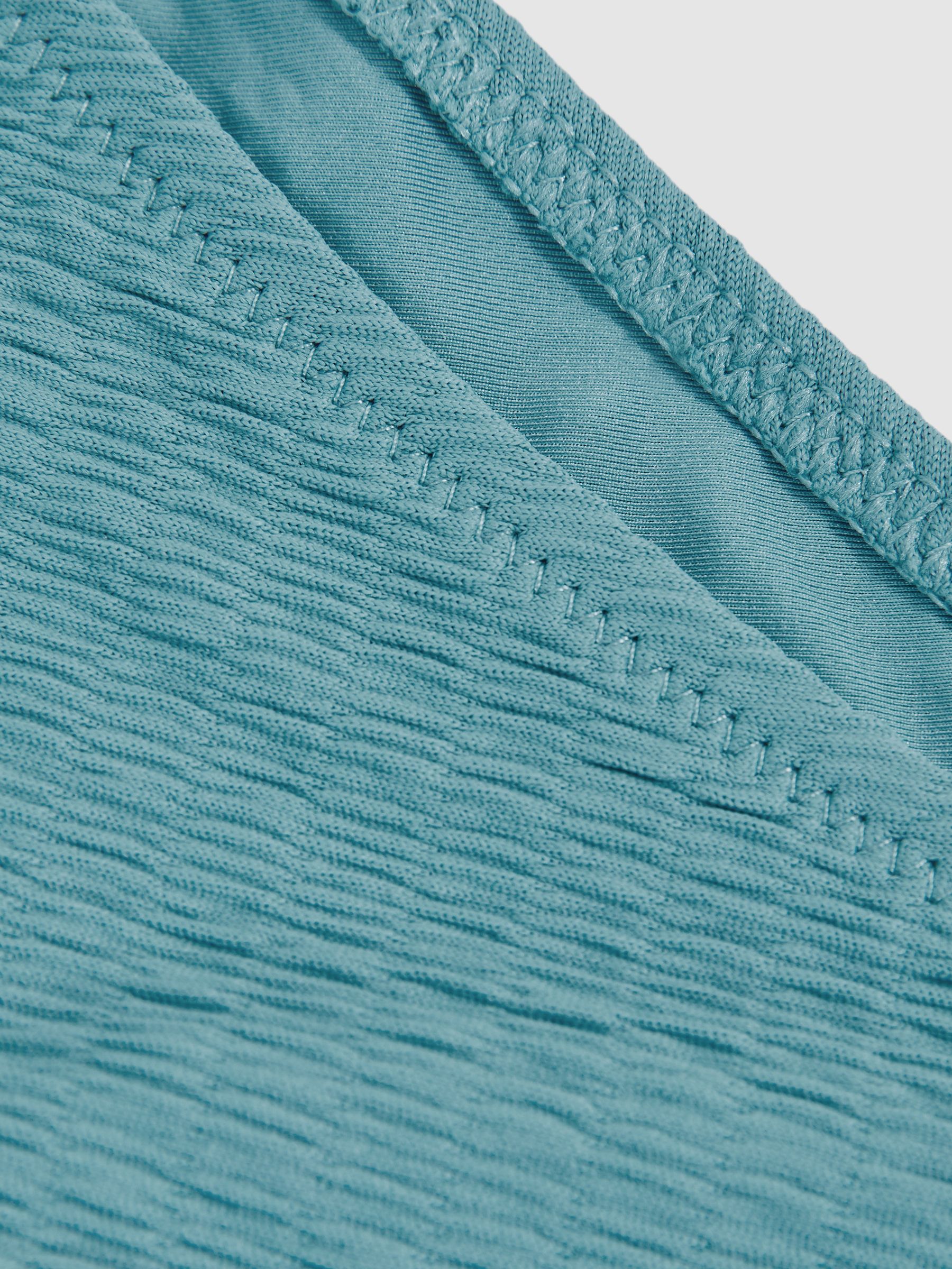 Calvin Klein Crinkle Bikini Bottoms in Blue