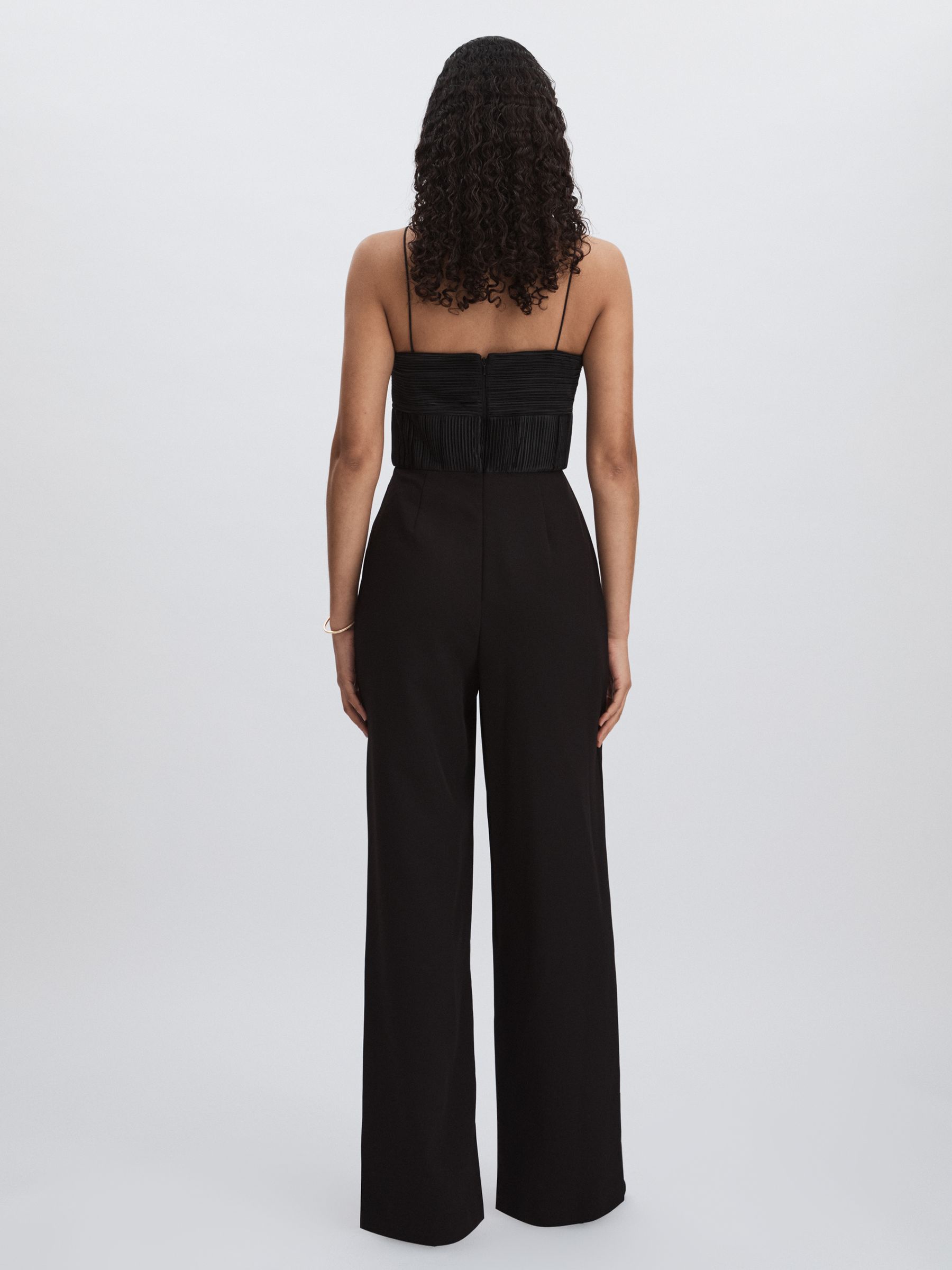 Amur Cady Rosette Jumpsuit in Black