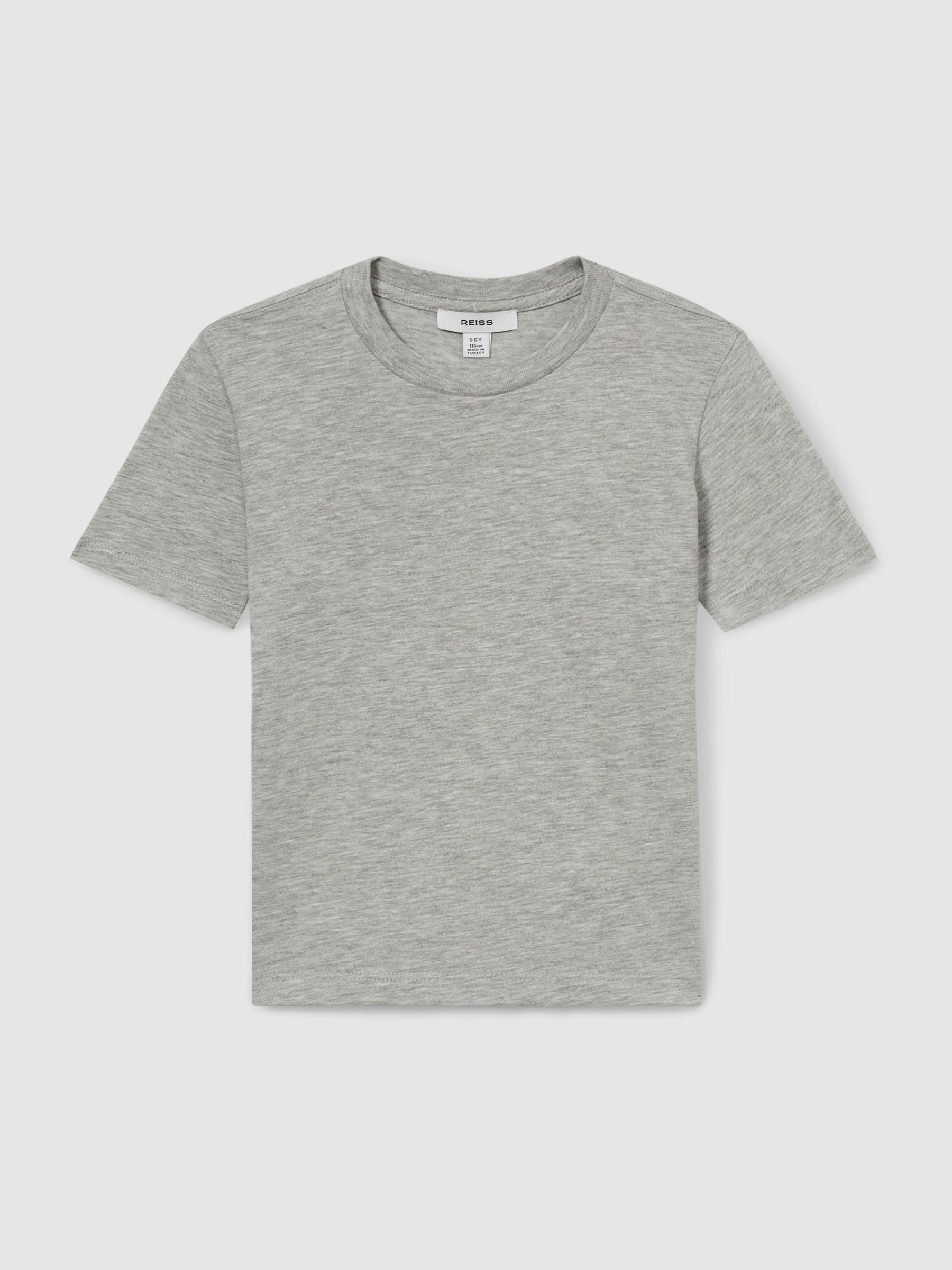9-13 yrs Crew Neck T-Shirt in Grey