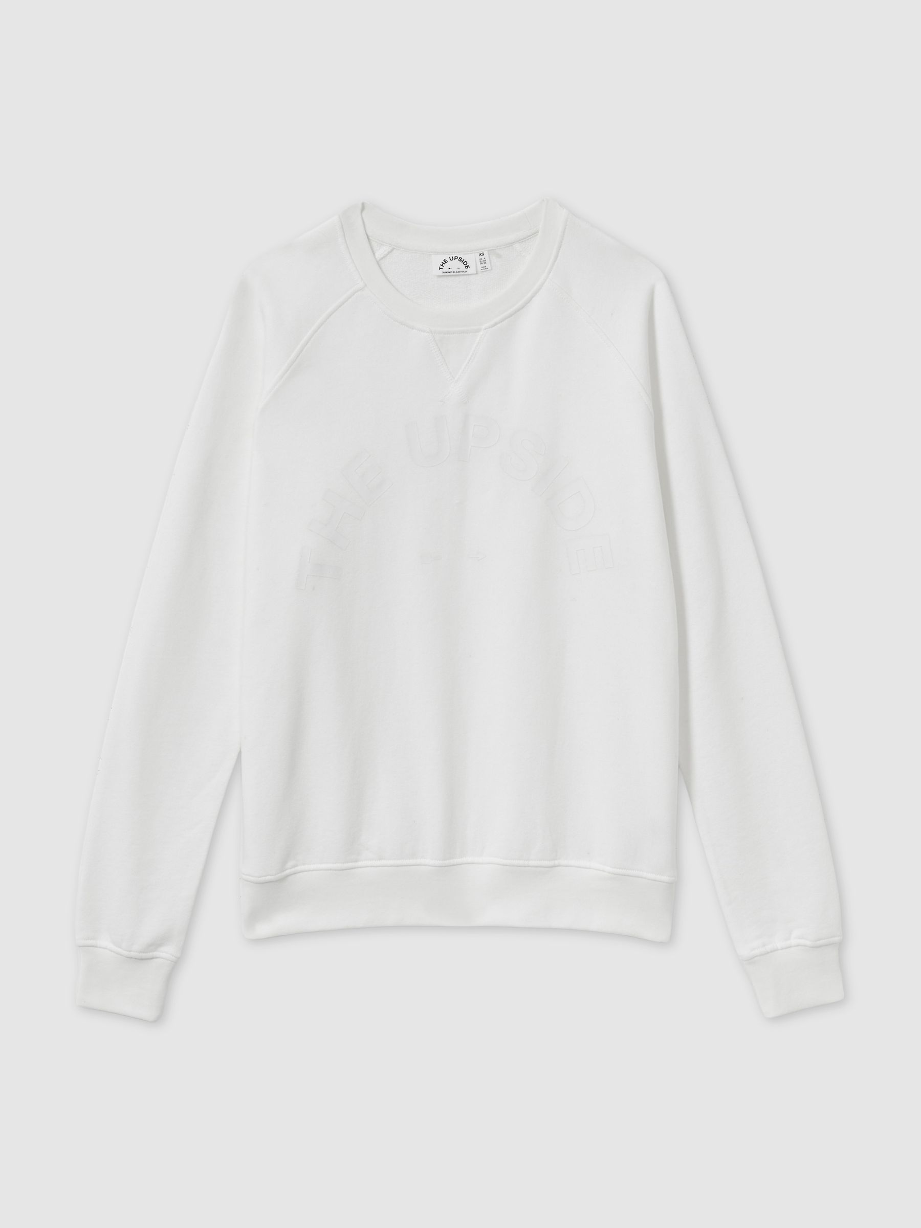 The Upside Cotton Logo Sweatshirt in White