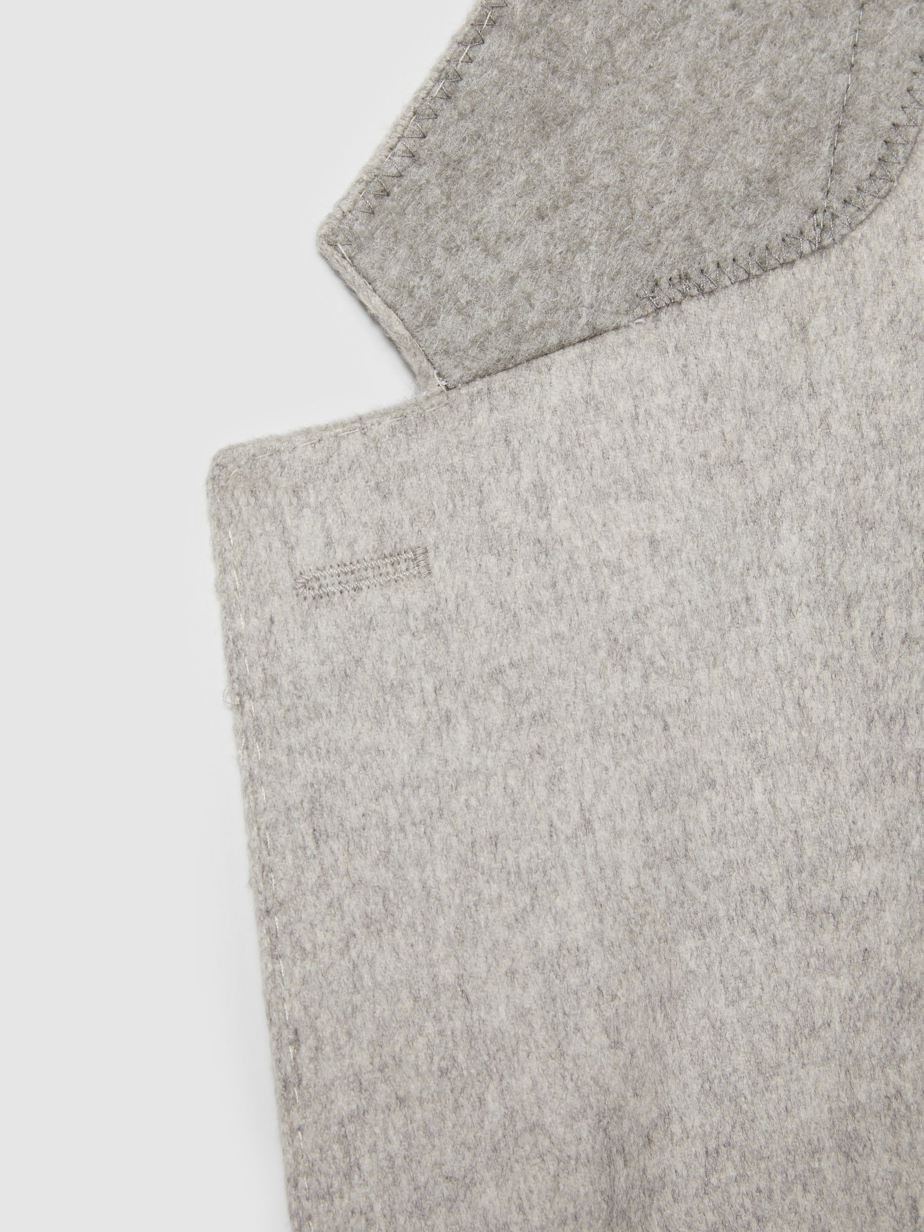 Atelier SIngle-Breasted Suit Jacket in Grey Melange