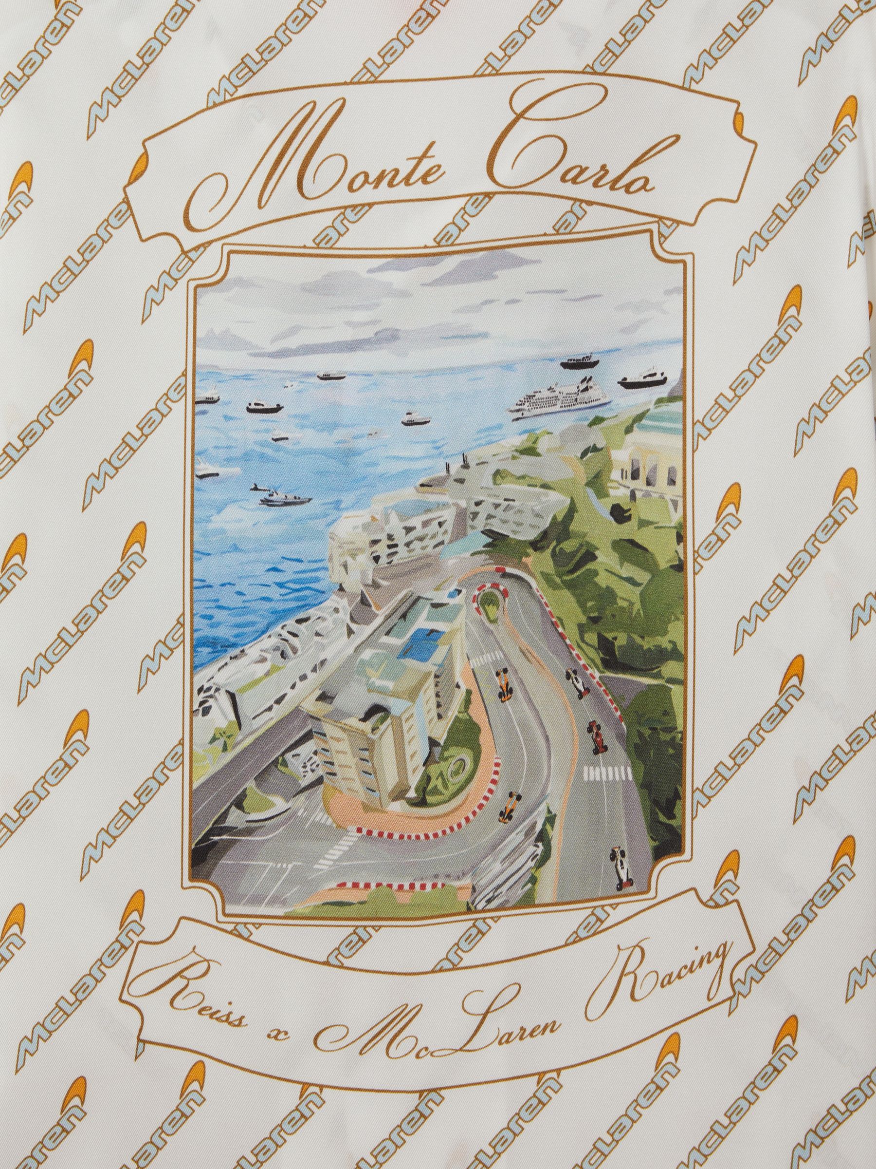 3-9 yrs McLaren F1 Monte Carlo Cuban Collar Shirt in White Multi