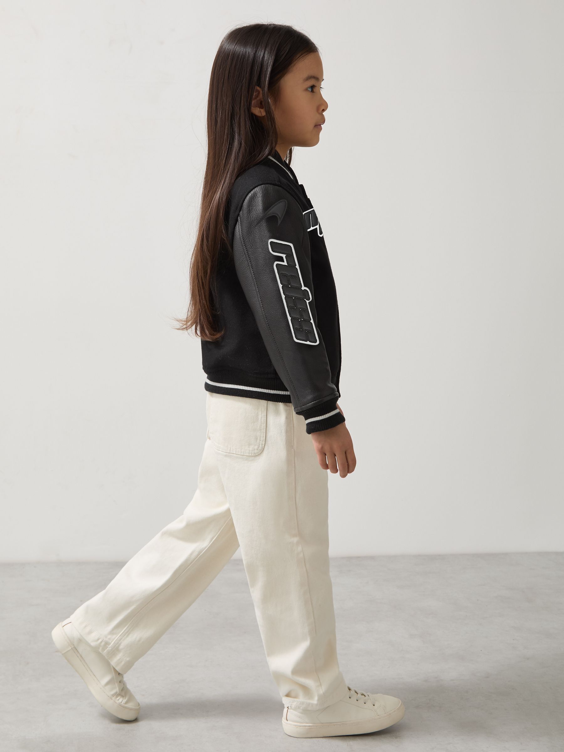 9-13 yrs Unisex Fit McLaren F1 Team Bomber Jacket in Black