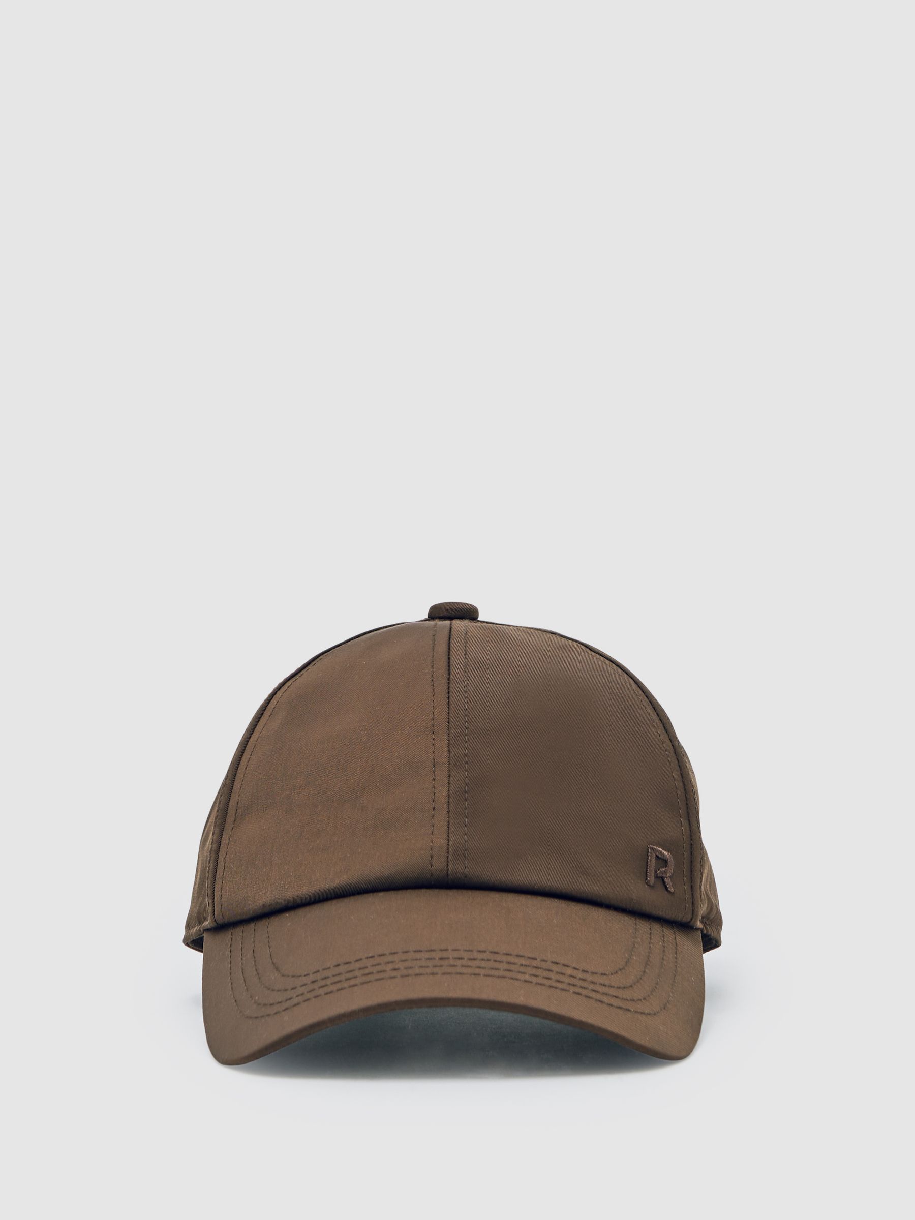 Logo-Embroidered Baseball Cap in Chocolate