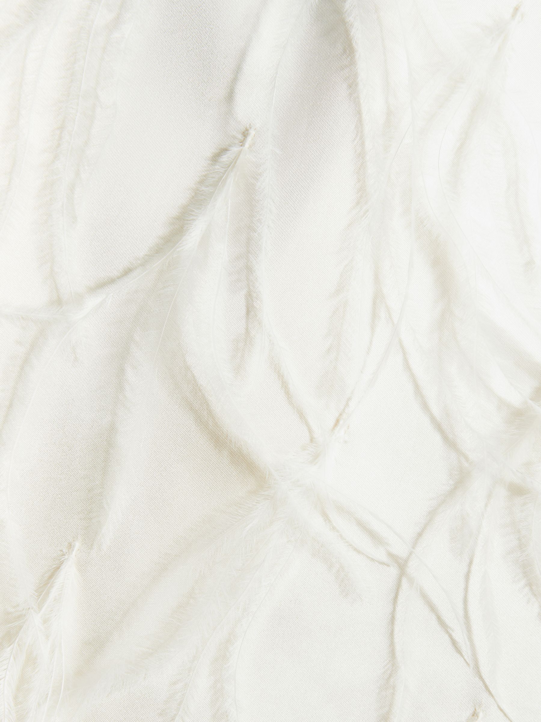 Atelier Feather Mini Skirt in Cream