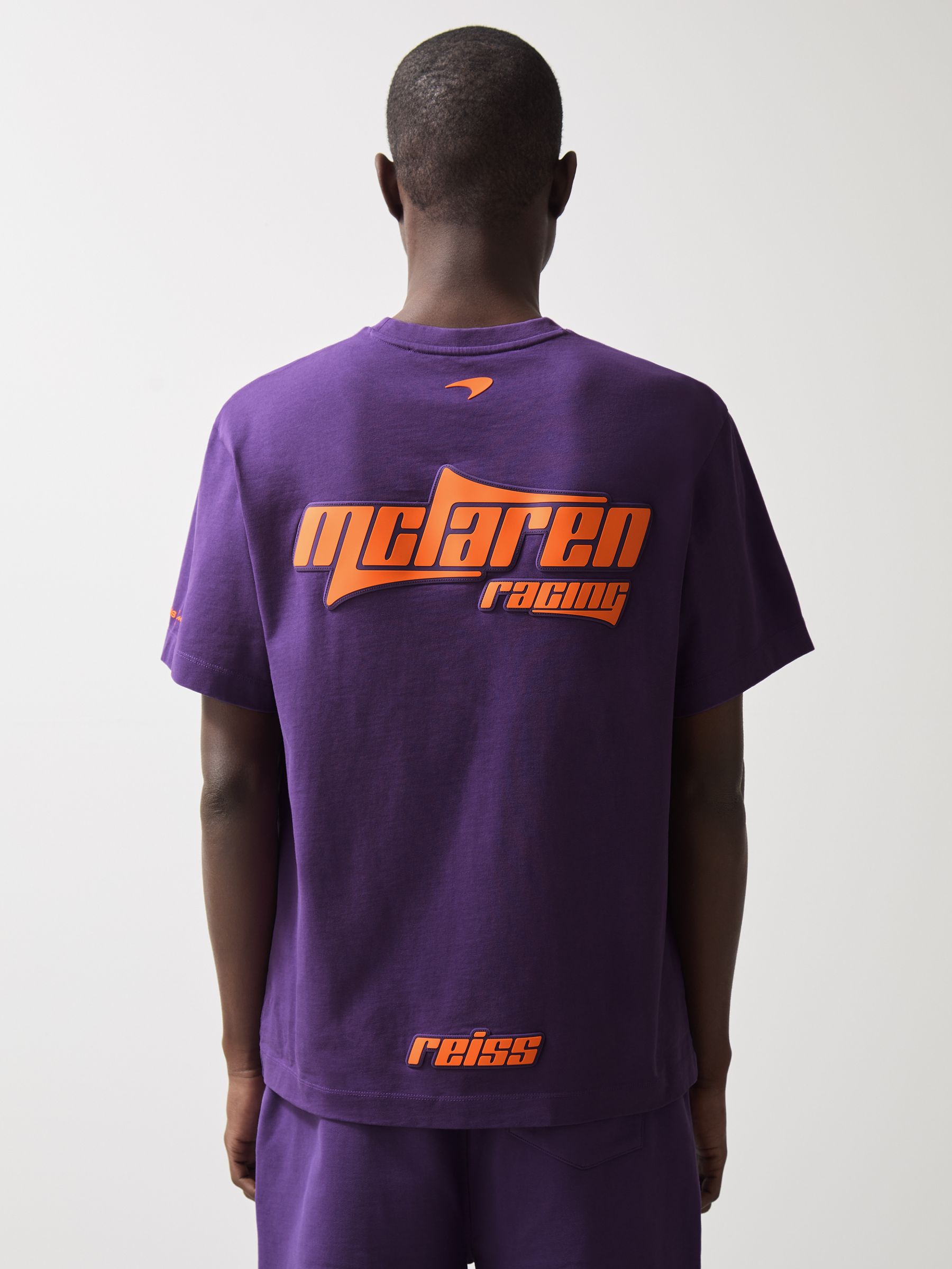 McLaren F1 Team Oversize Unisex Fit Logo T-Shirt in Purple